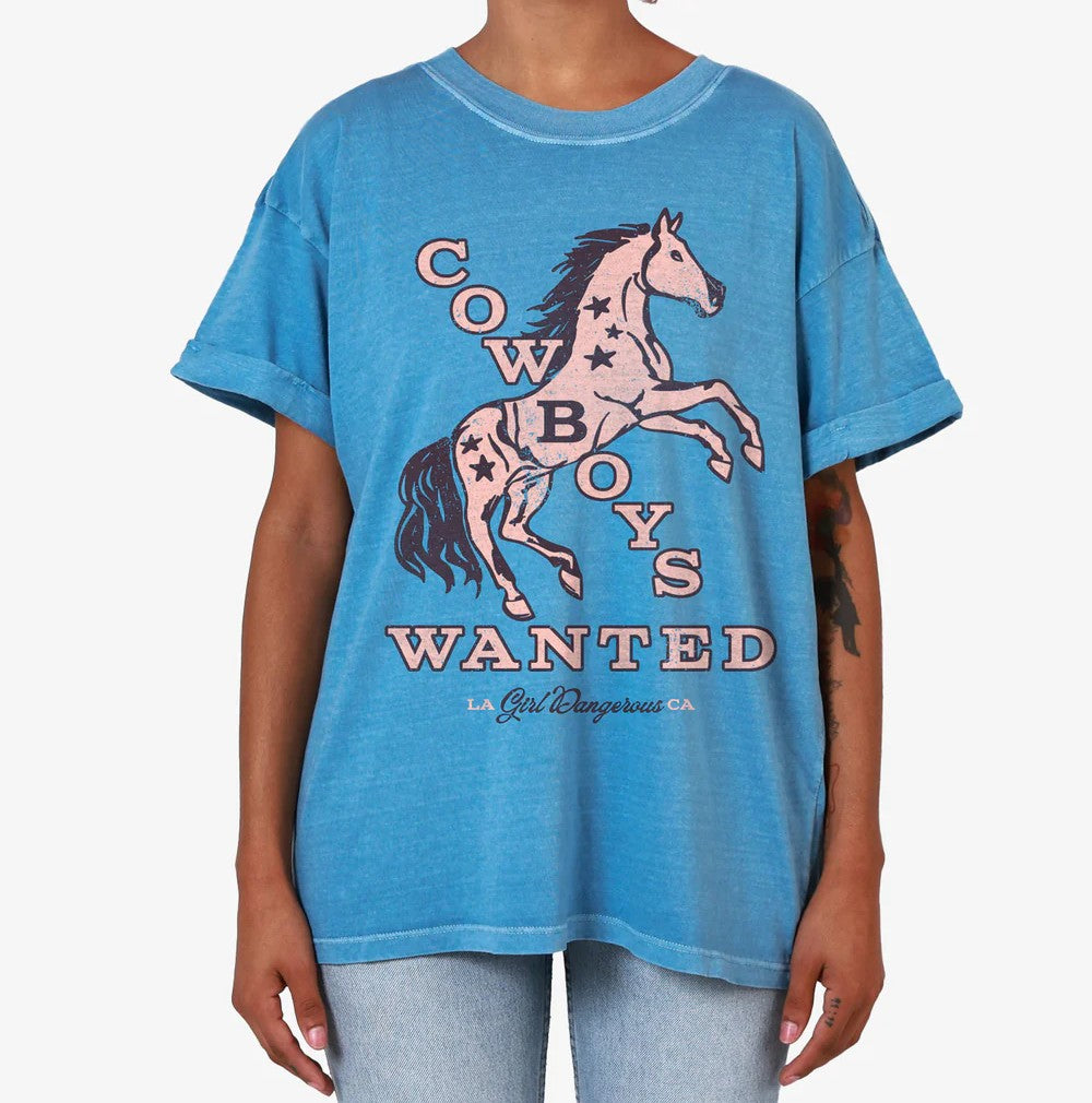 Cowboys Wanted Boyfriend Tee
