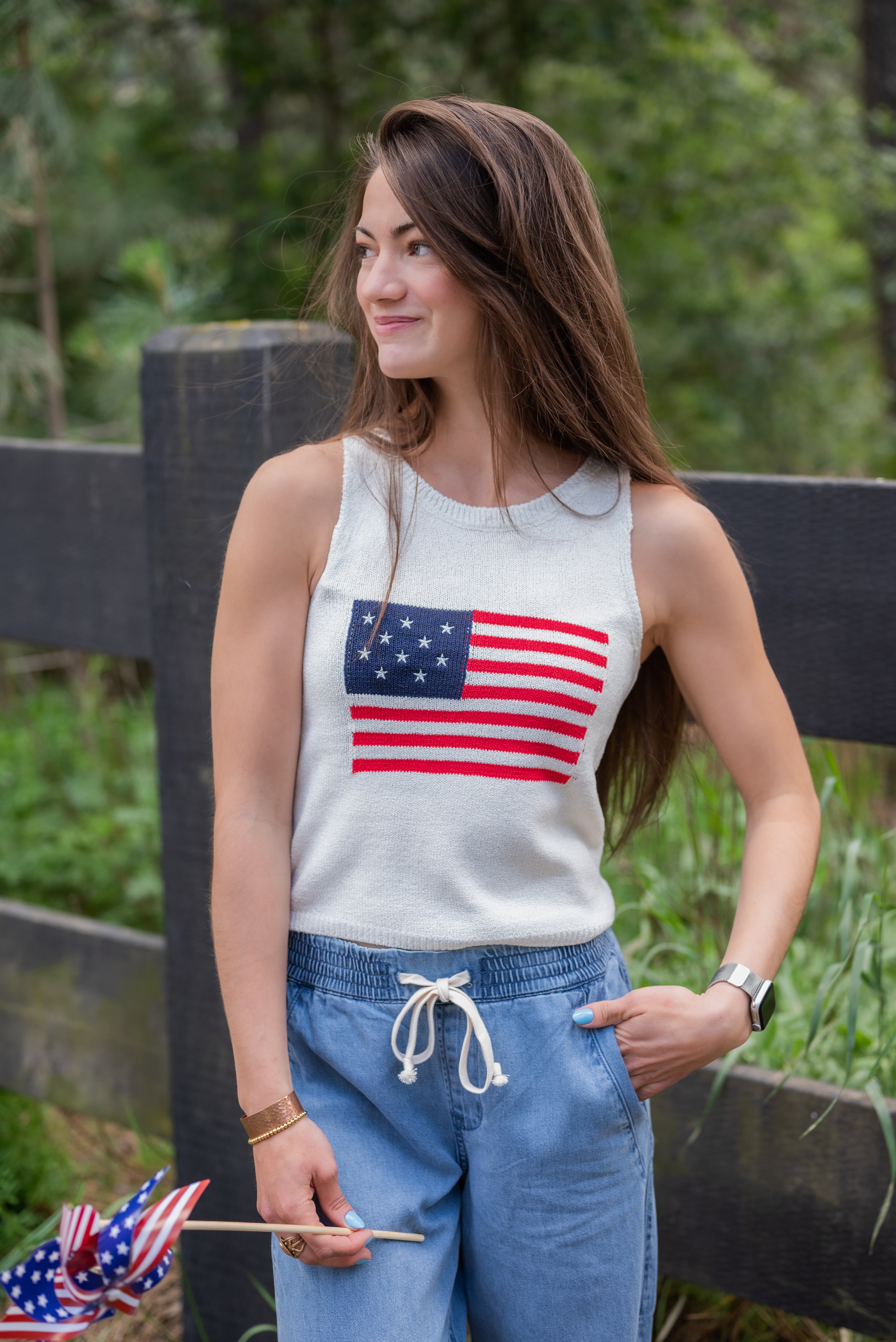 AMERICAN SPIRIT SWEATER TANK