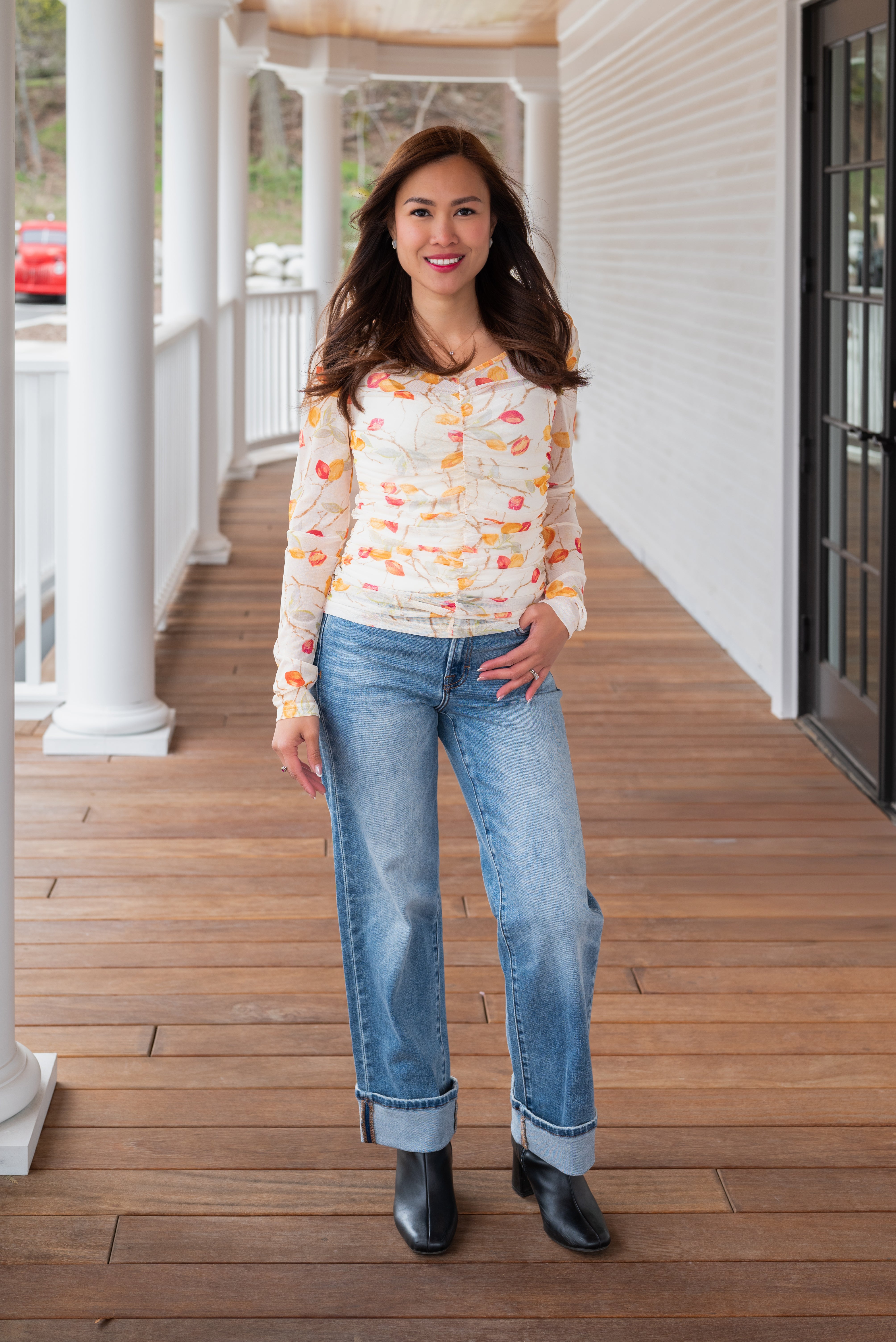 CLAIRE FLORAL TOP