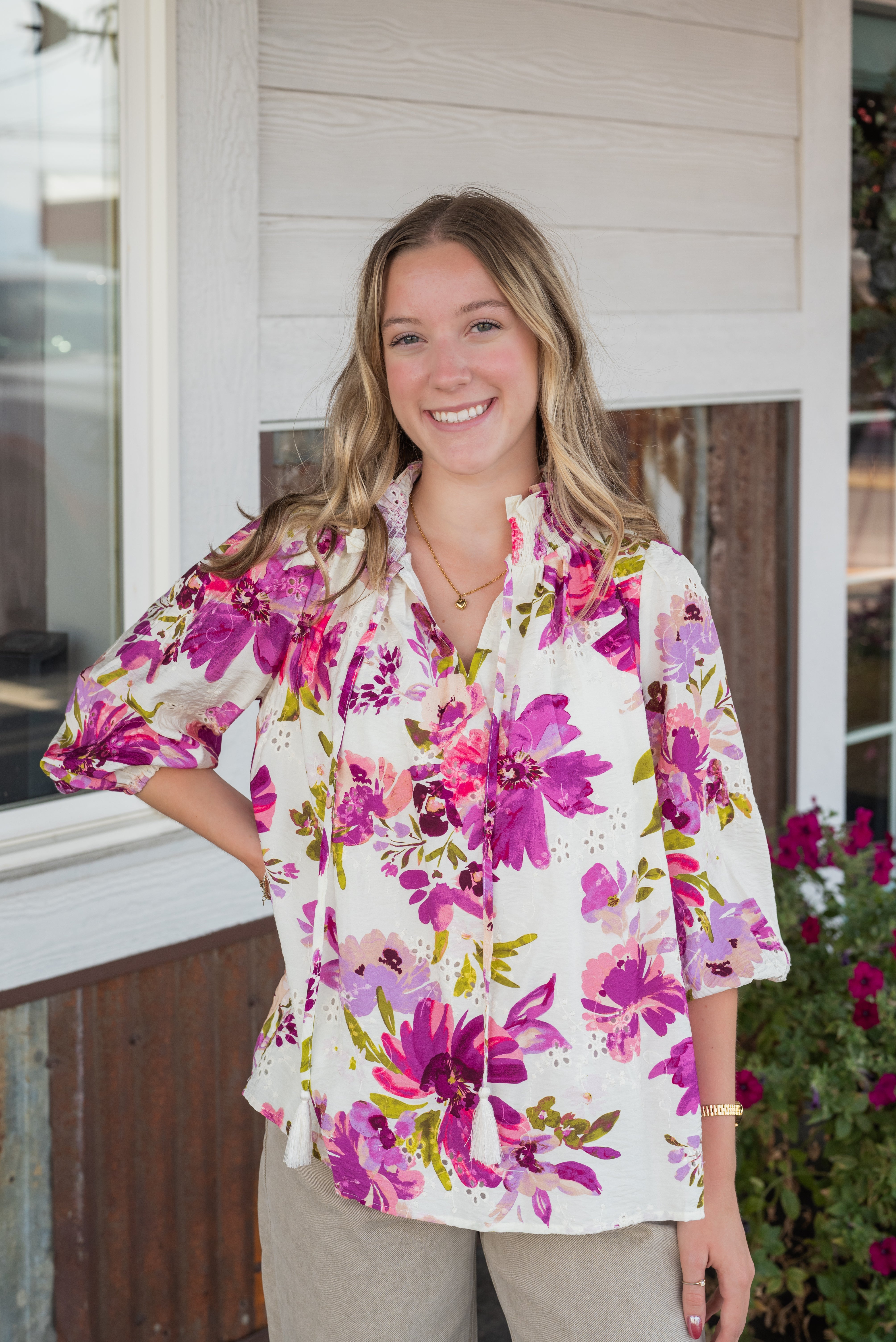DEAN FLORAL BLOUSE