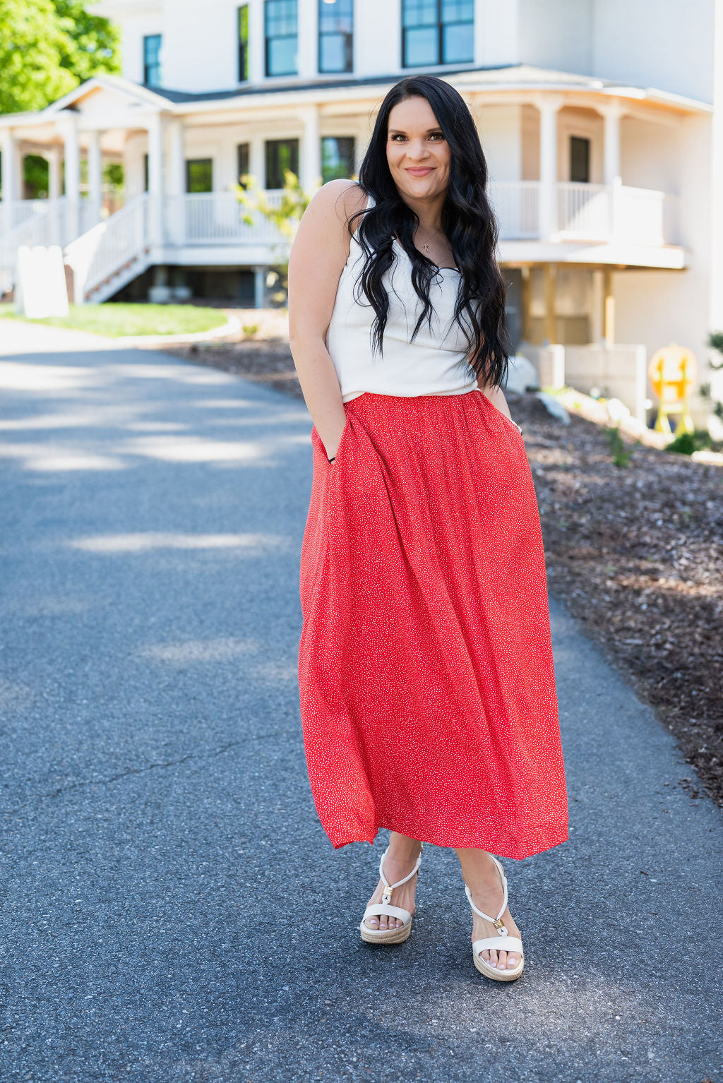 NINA MIDI SKIRT