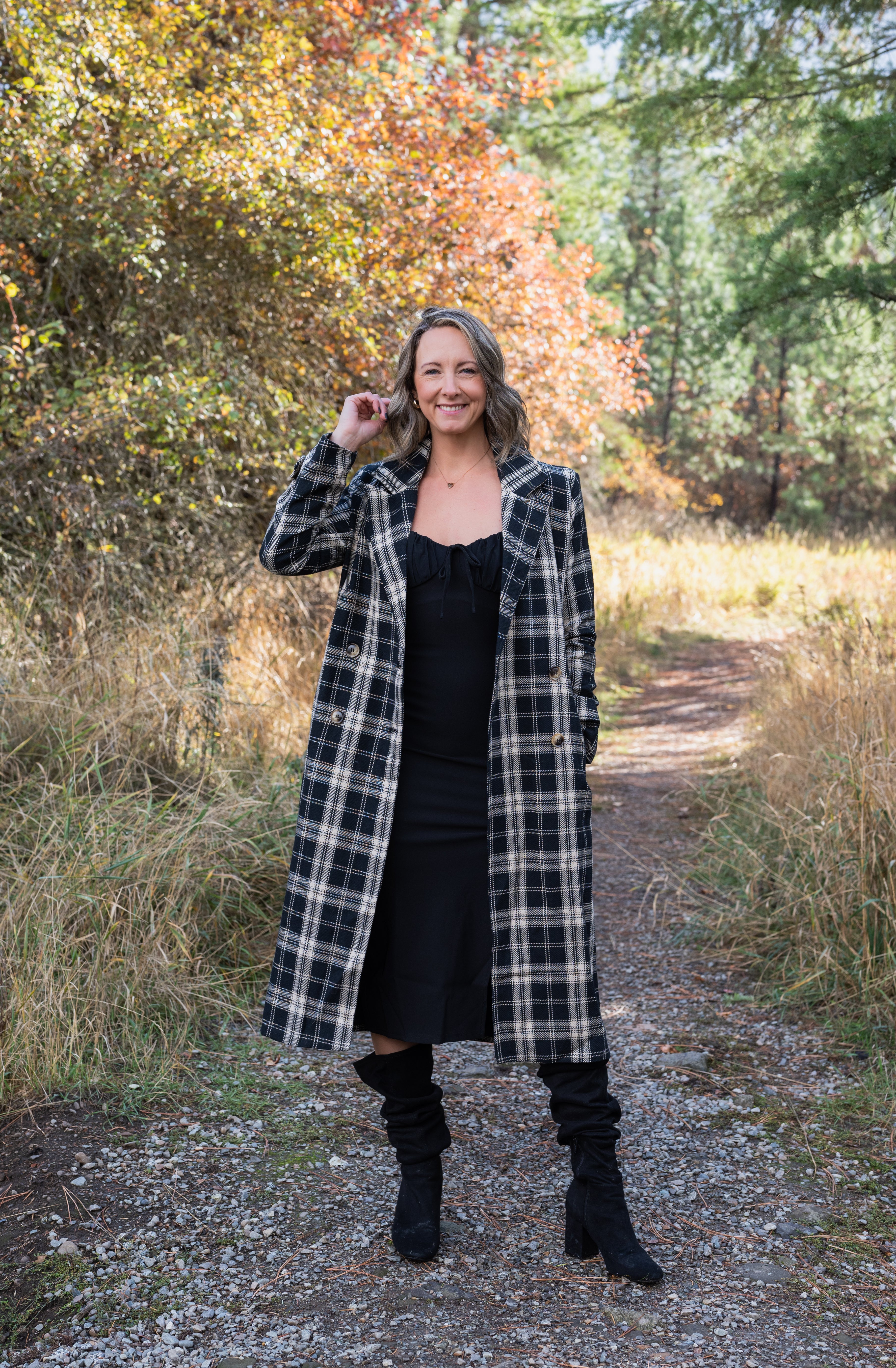WIDE AWAKE PLAID COAT