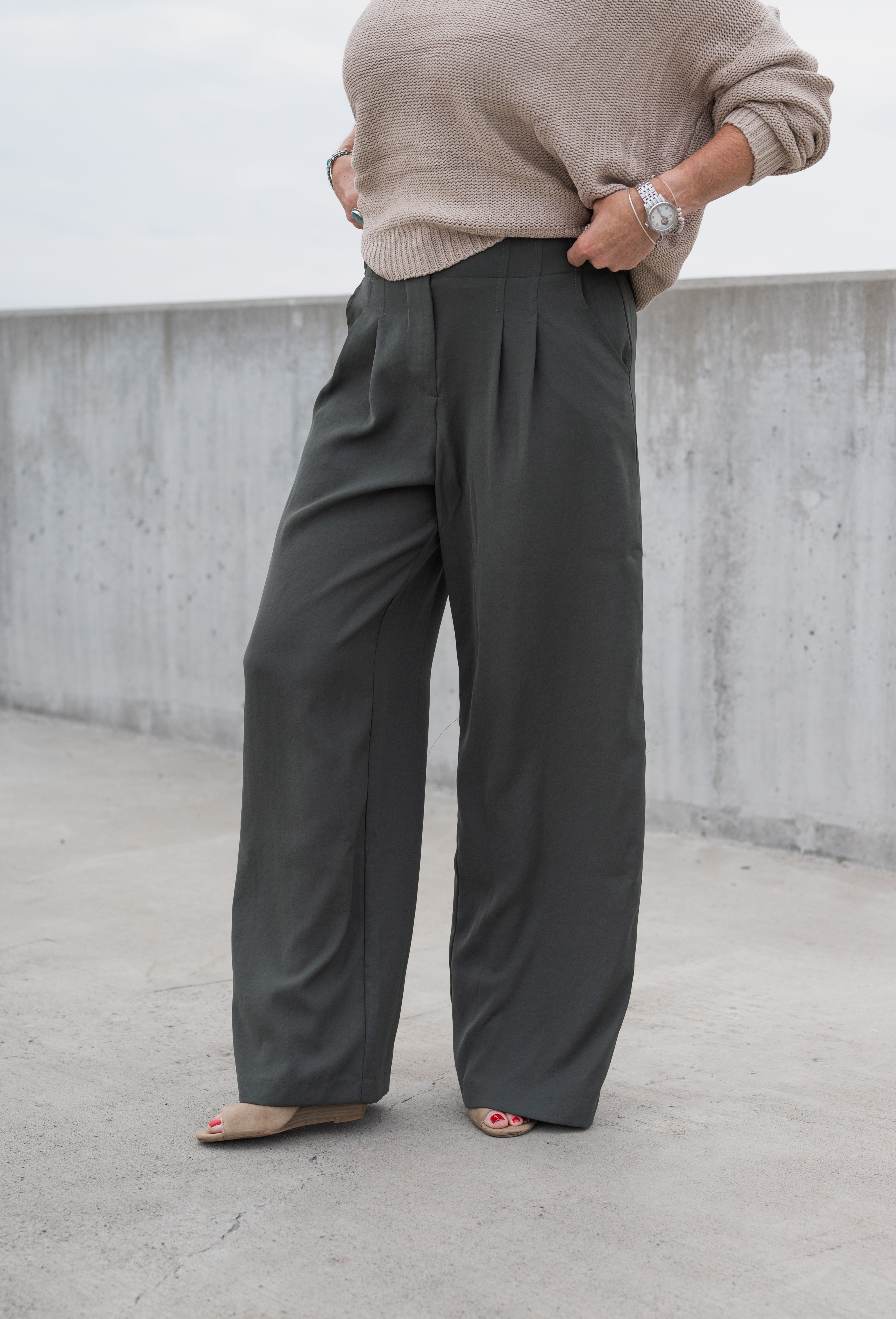 LOUELLA WIDE LEG PANTS