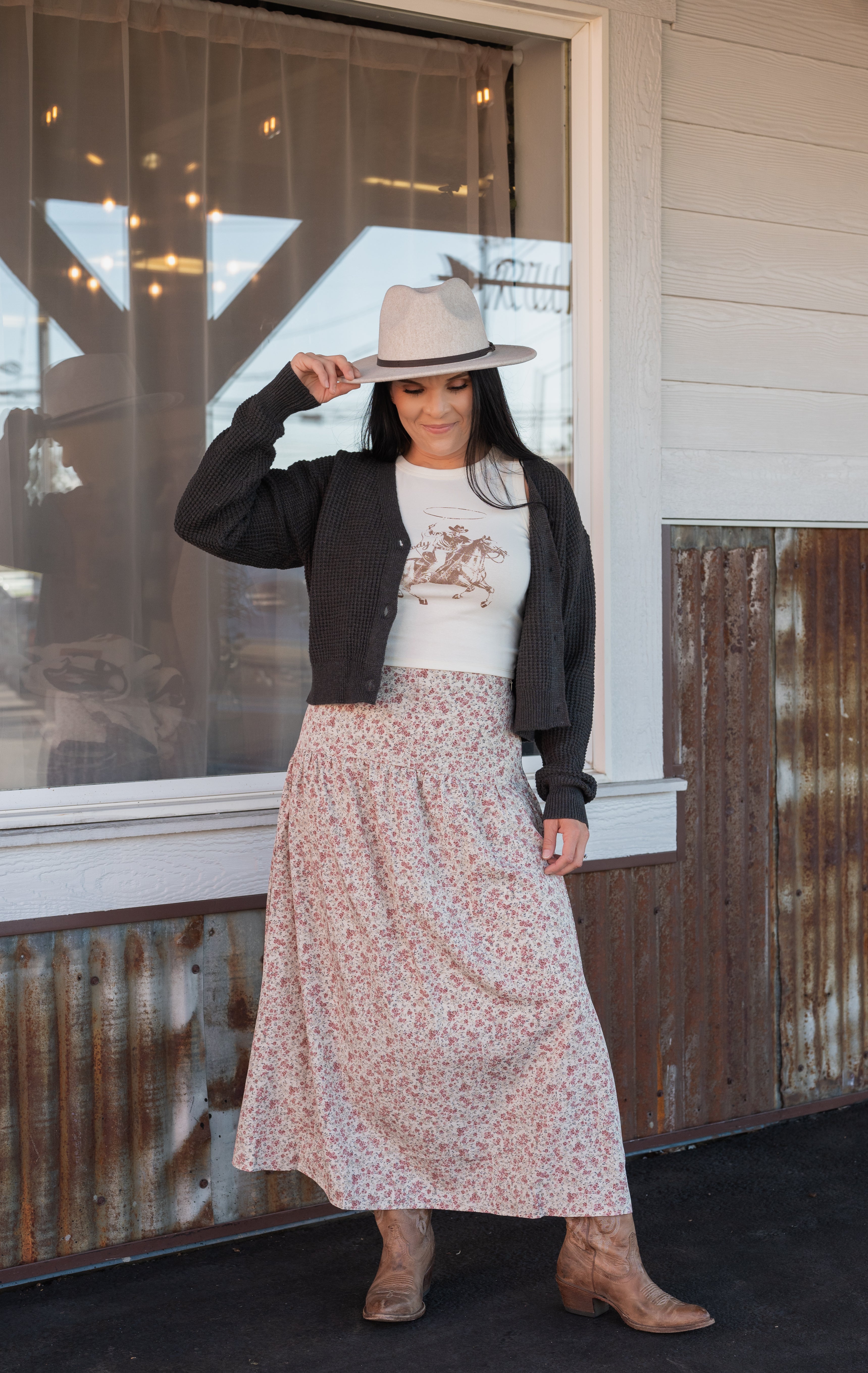 POSY FLORAL SKIRT