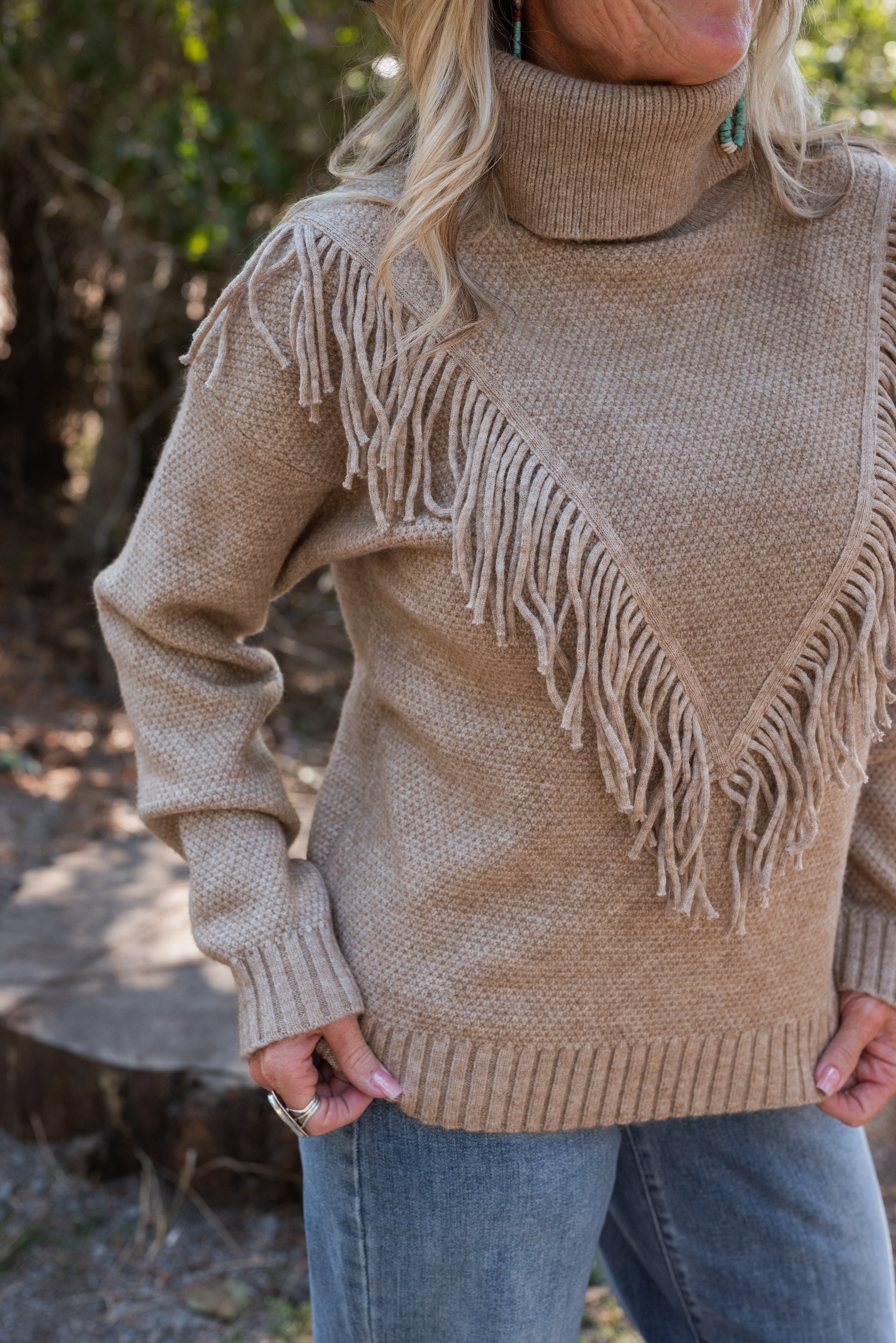 NASH MOCK NECK SWEATER