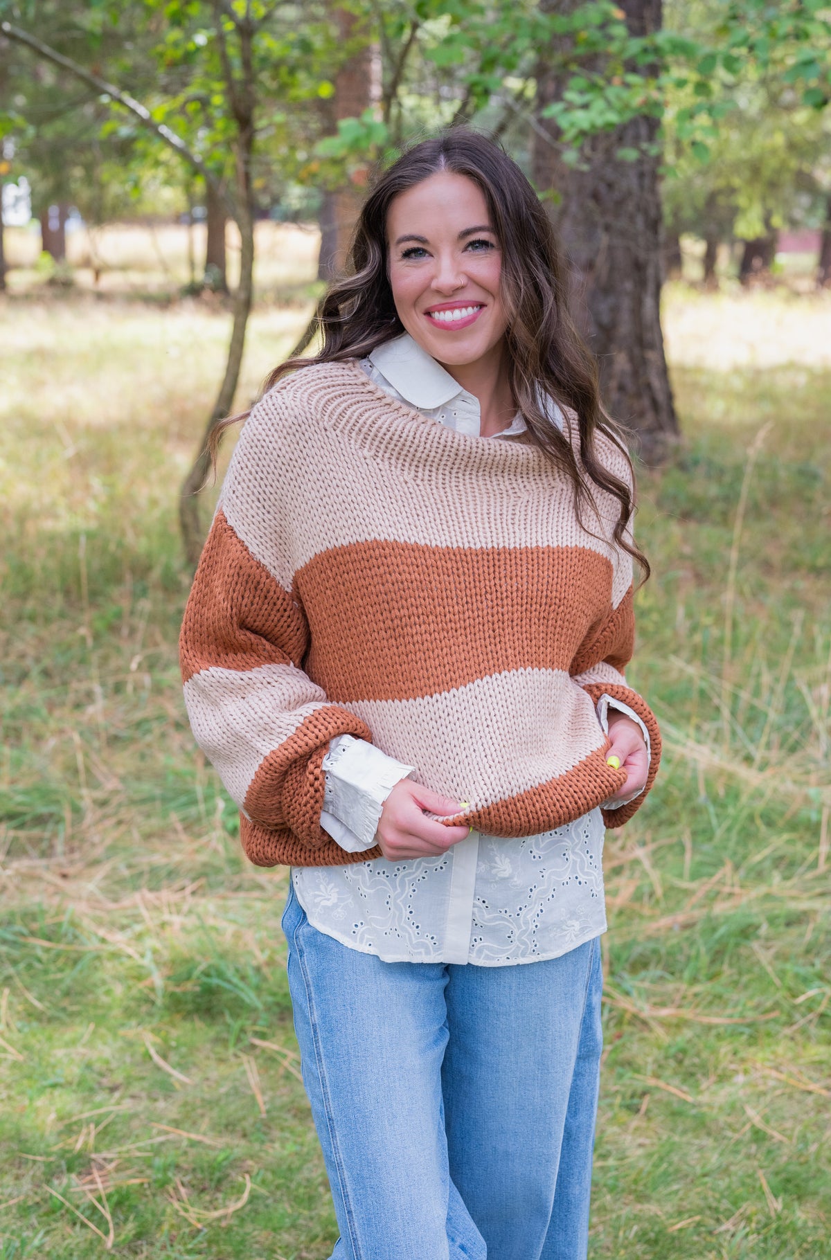 SHIRLEE STRIPE SWEATER