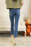 GLITZ HIGH RISE SLIM STRAIGHT