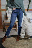 GLITZ HIGH RISE SLIM STRAIGHT