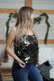 LAVINA SEQUIN TOP