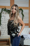 LAVINA SEQUIN TOP