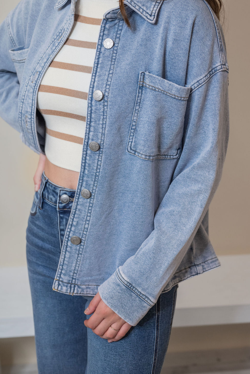 BRECKLY CROP SHACKET