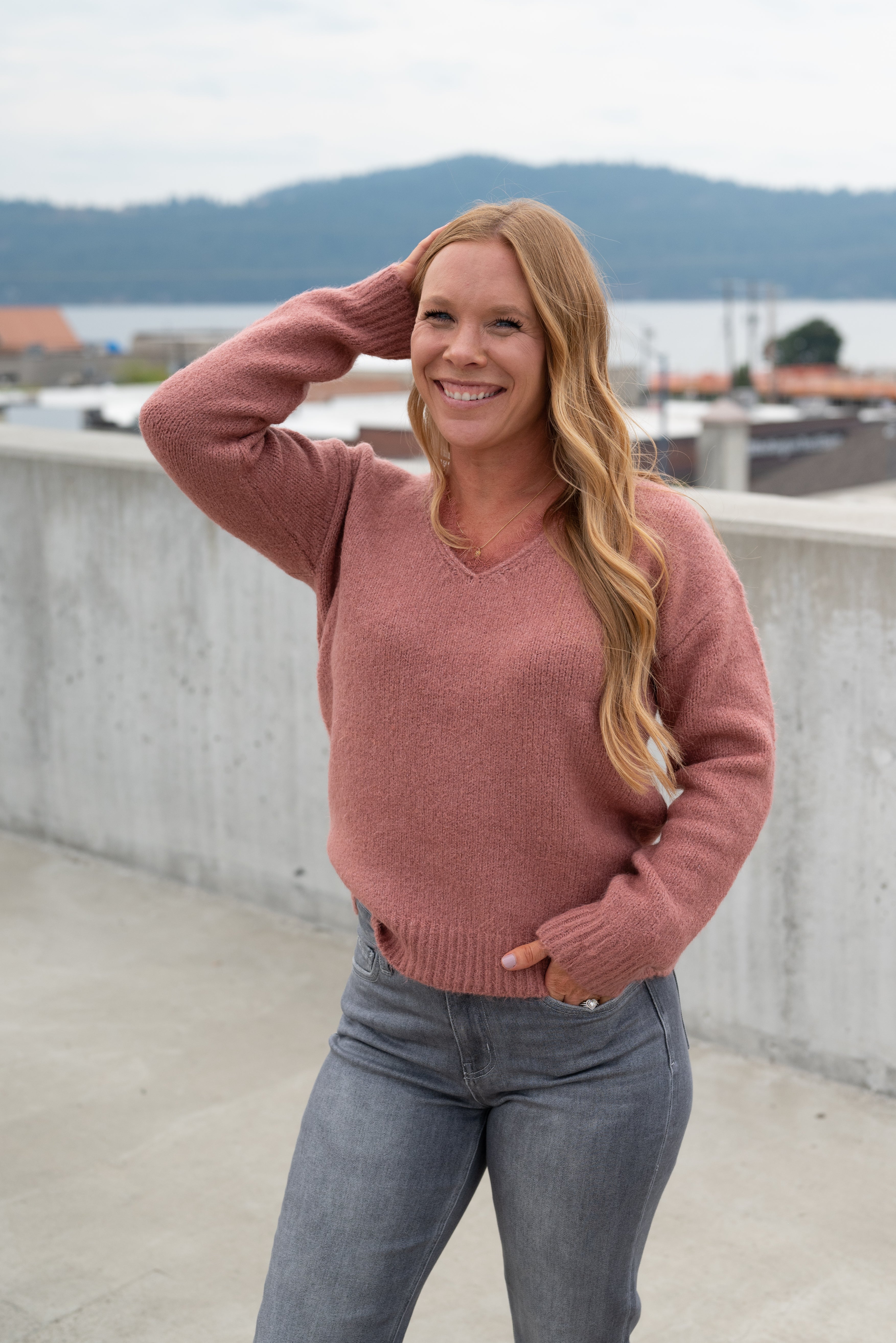 CASSANDRA V-NECK SWEATER