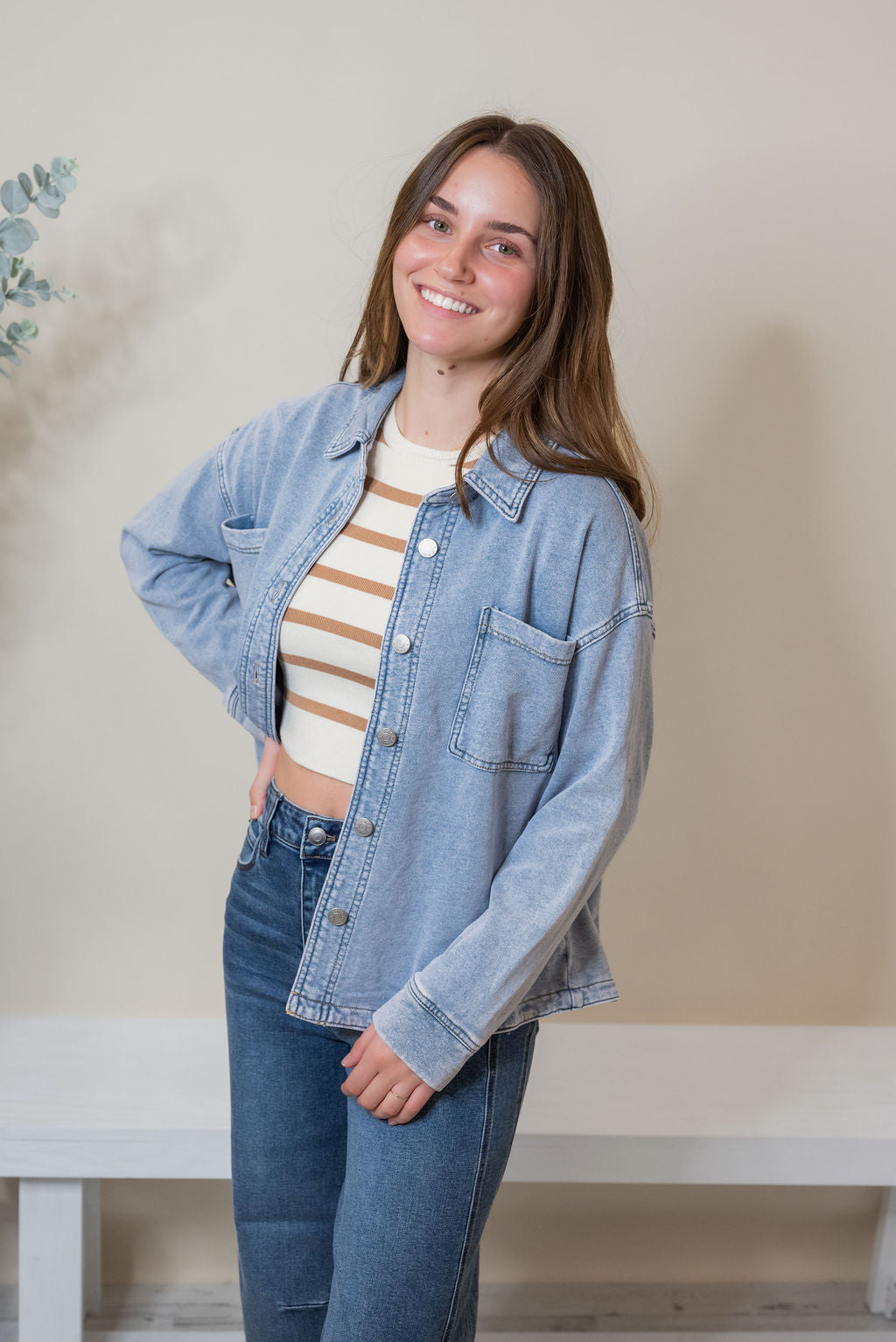 BRECKLY CROP SHACKET