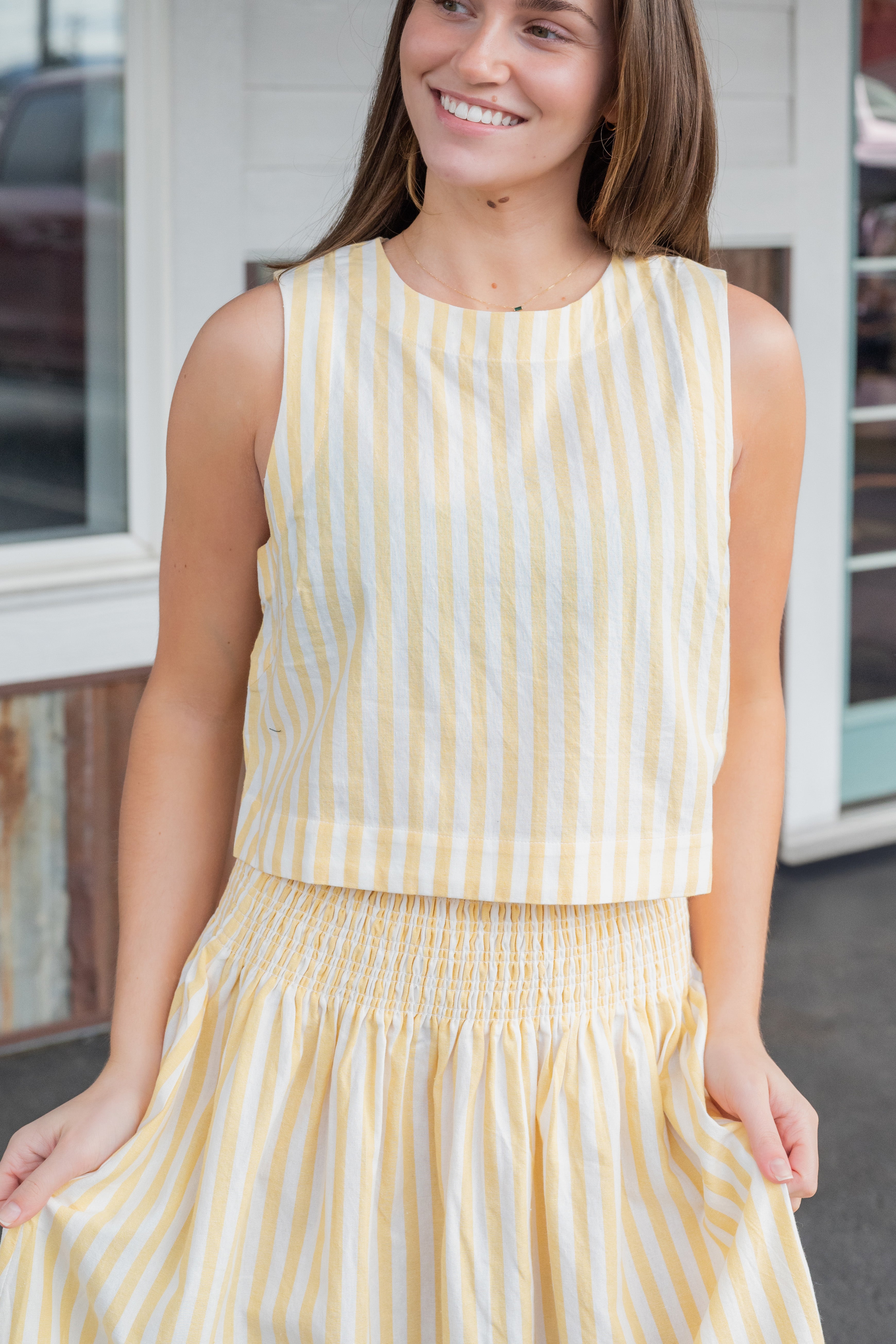 SCARLETT STRIPE TOP