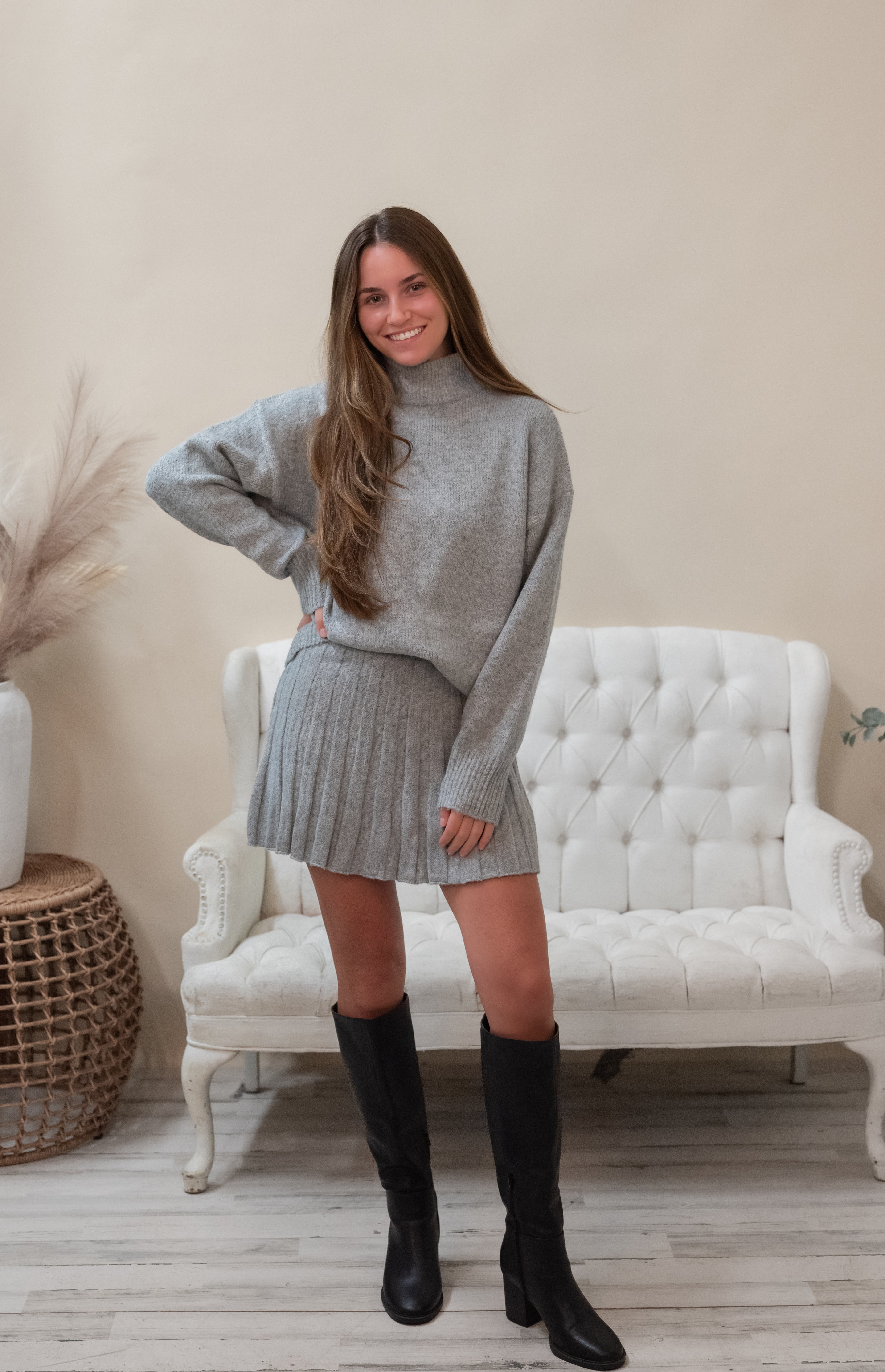 GRACELYN SWEATER/SKIRT SET