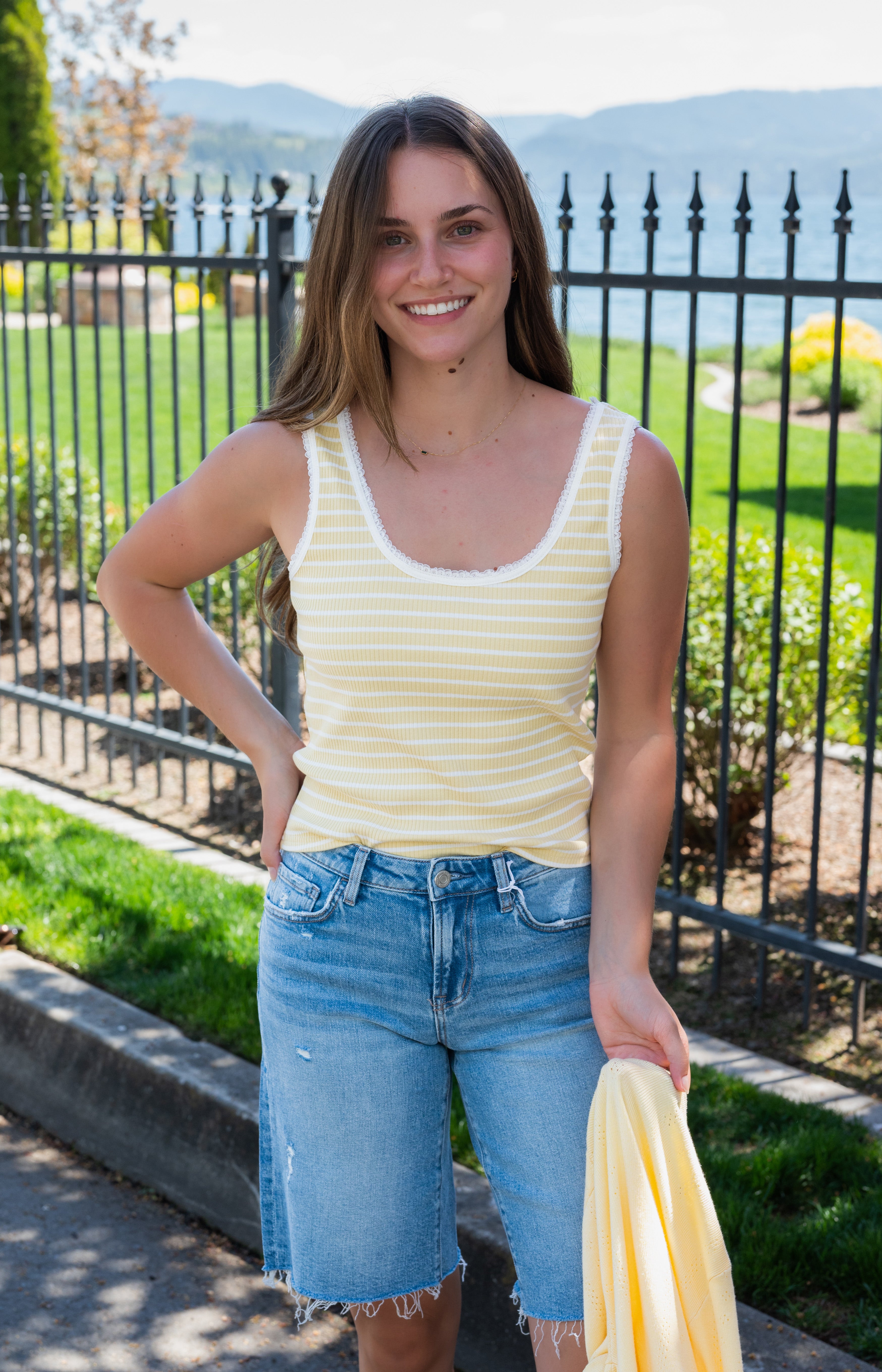 DEJAVU STRIPE TANK