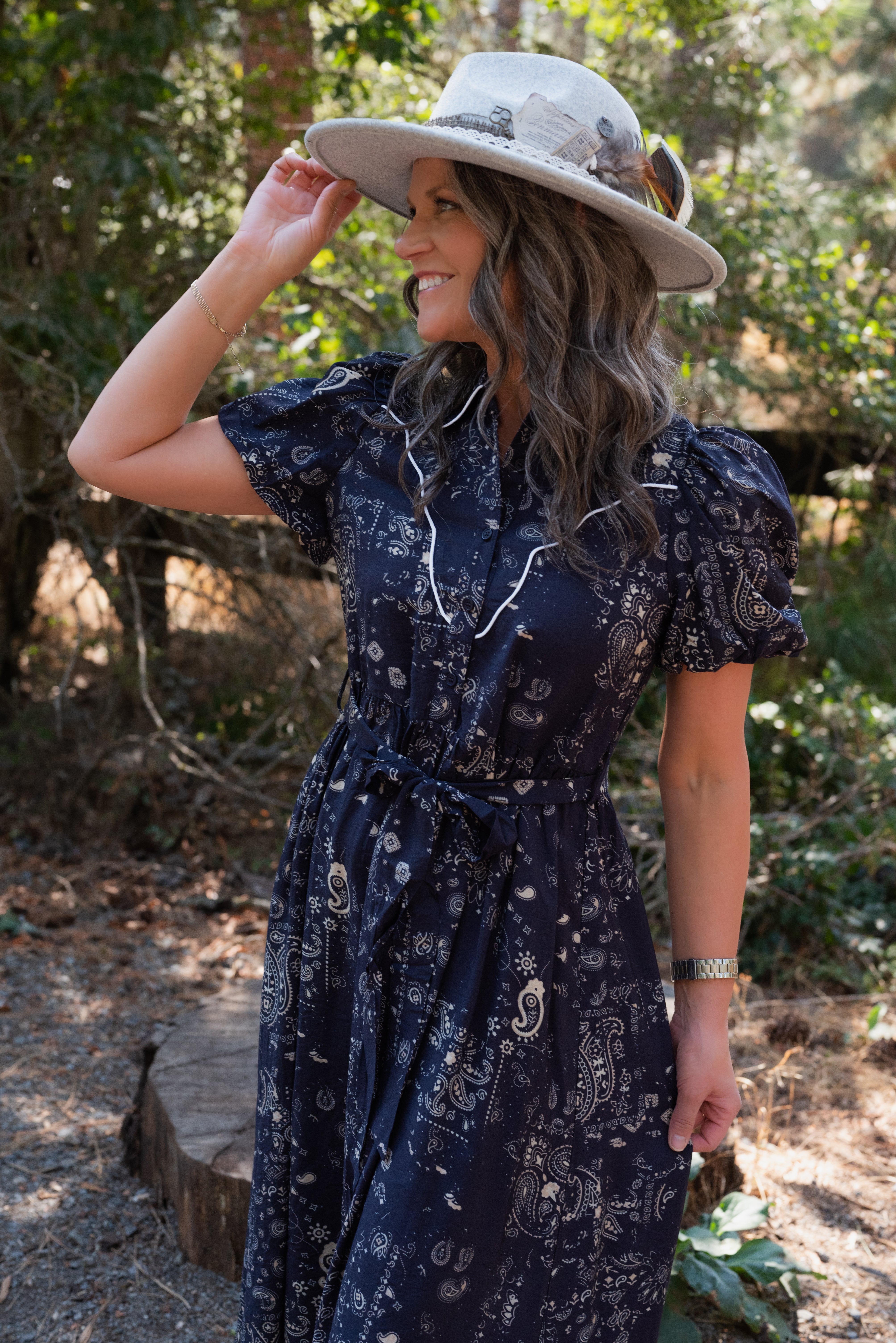 VERENA PAISLEY DRESS