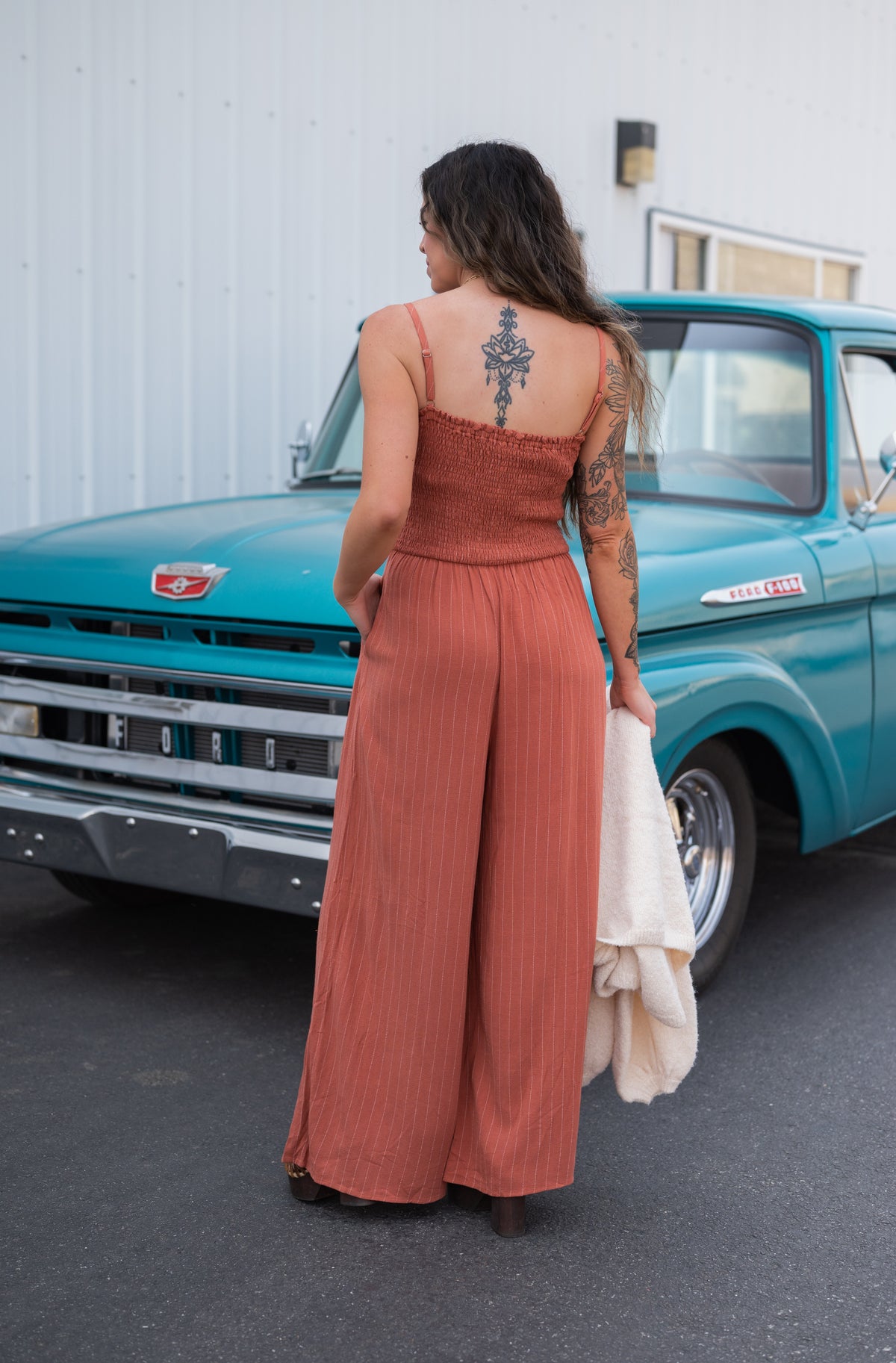 SUGARLOAF STRIPE JUMPSUIT
