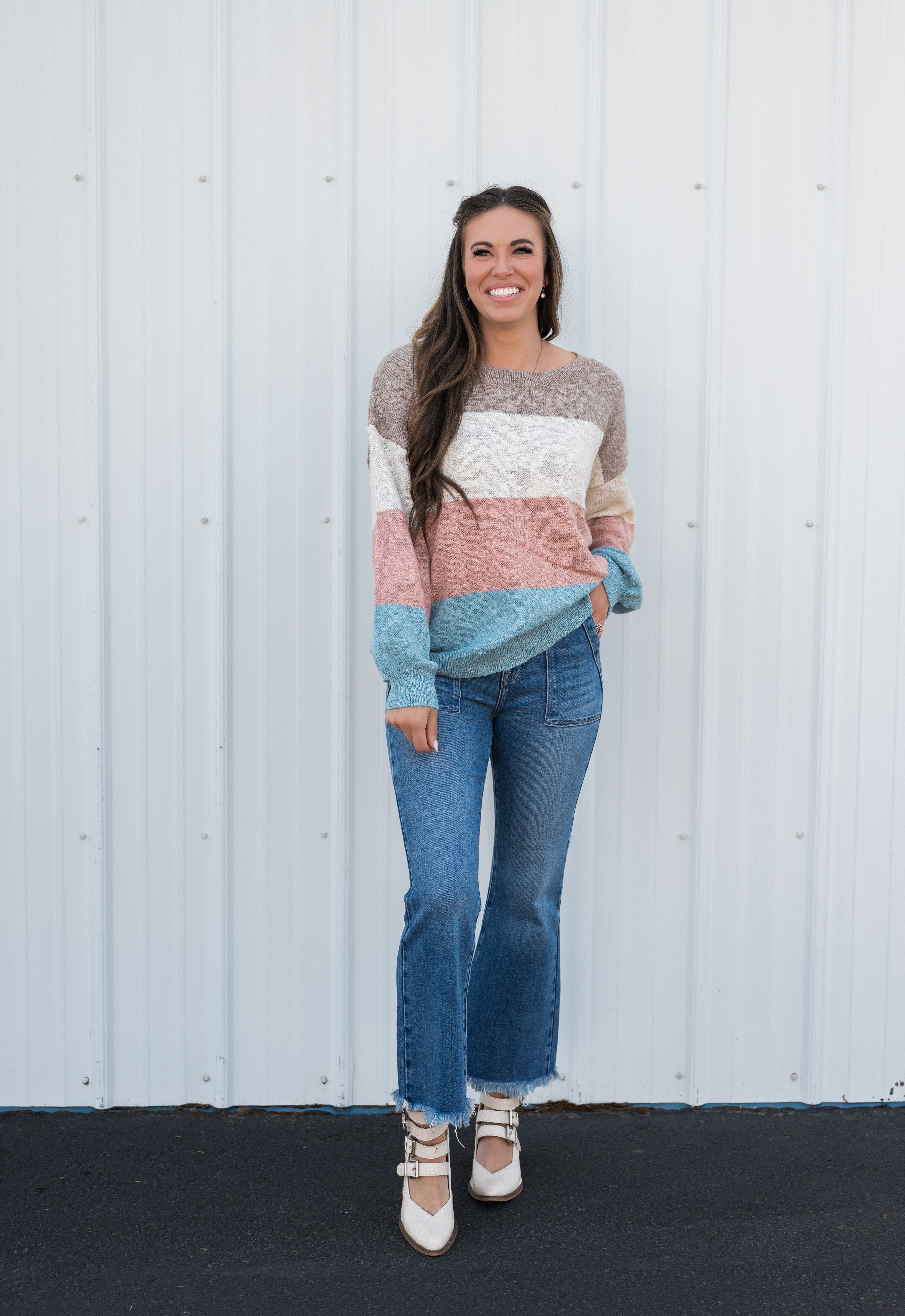 PALMER STRIPE SWEATER