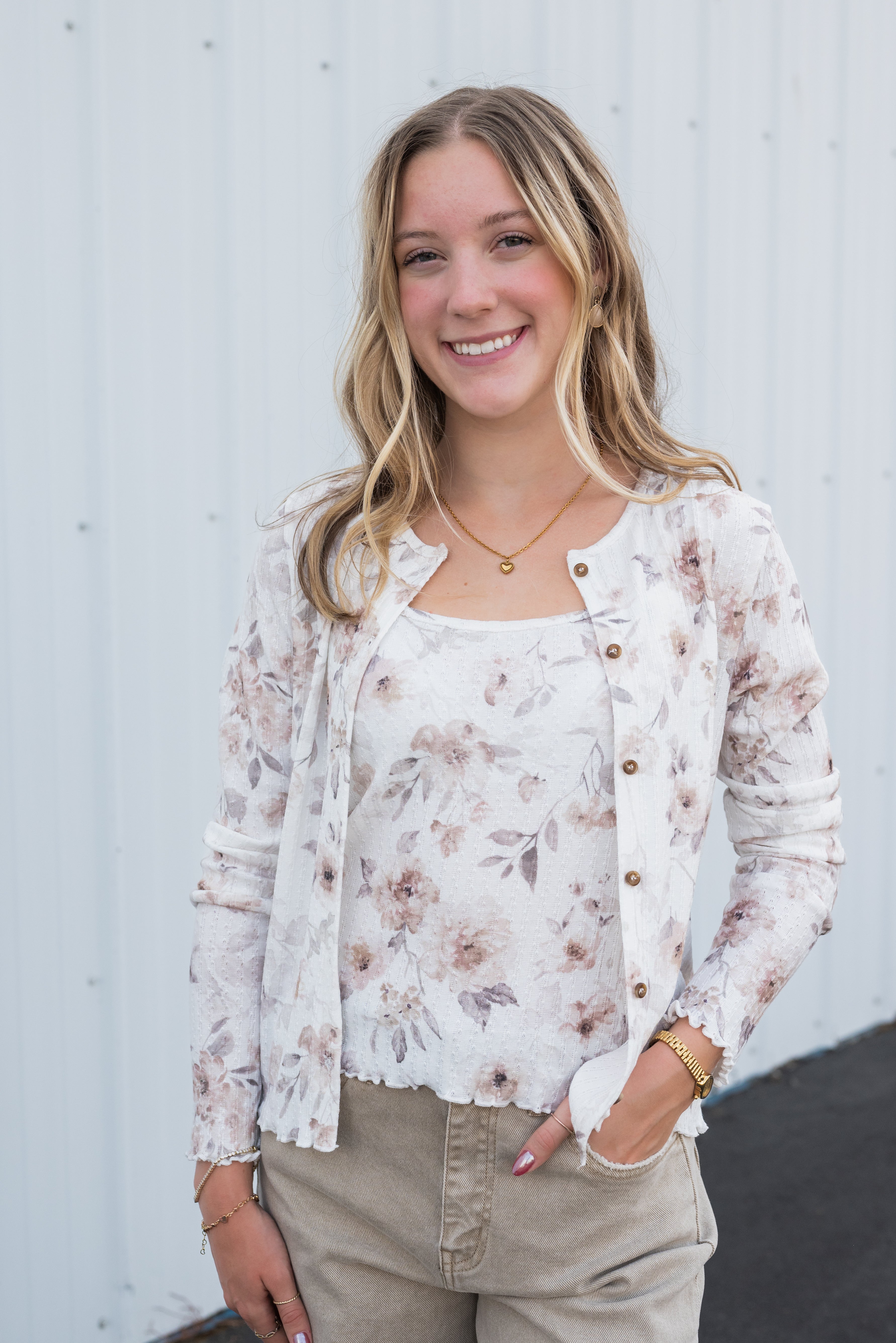 ESTHER CARDI/CAMI SET
