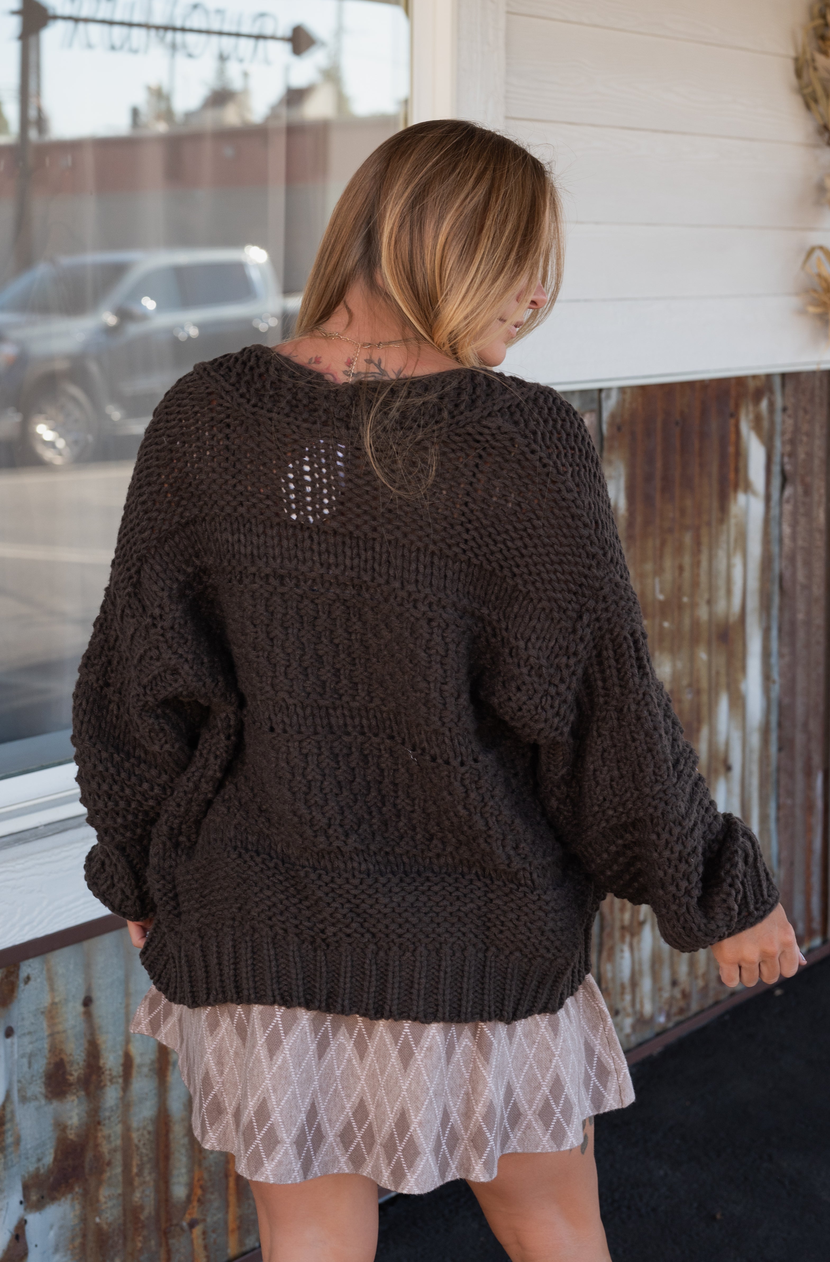 BULLOCK OVERSIZED CARDI