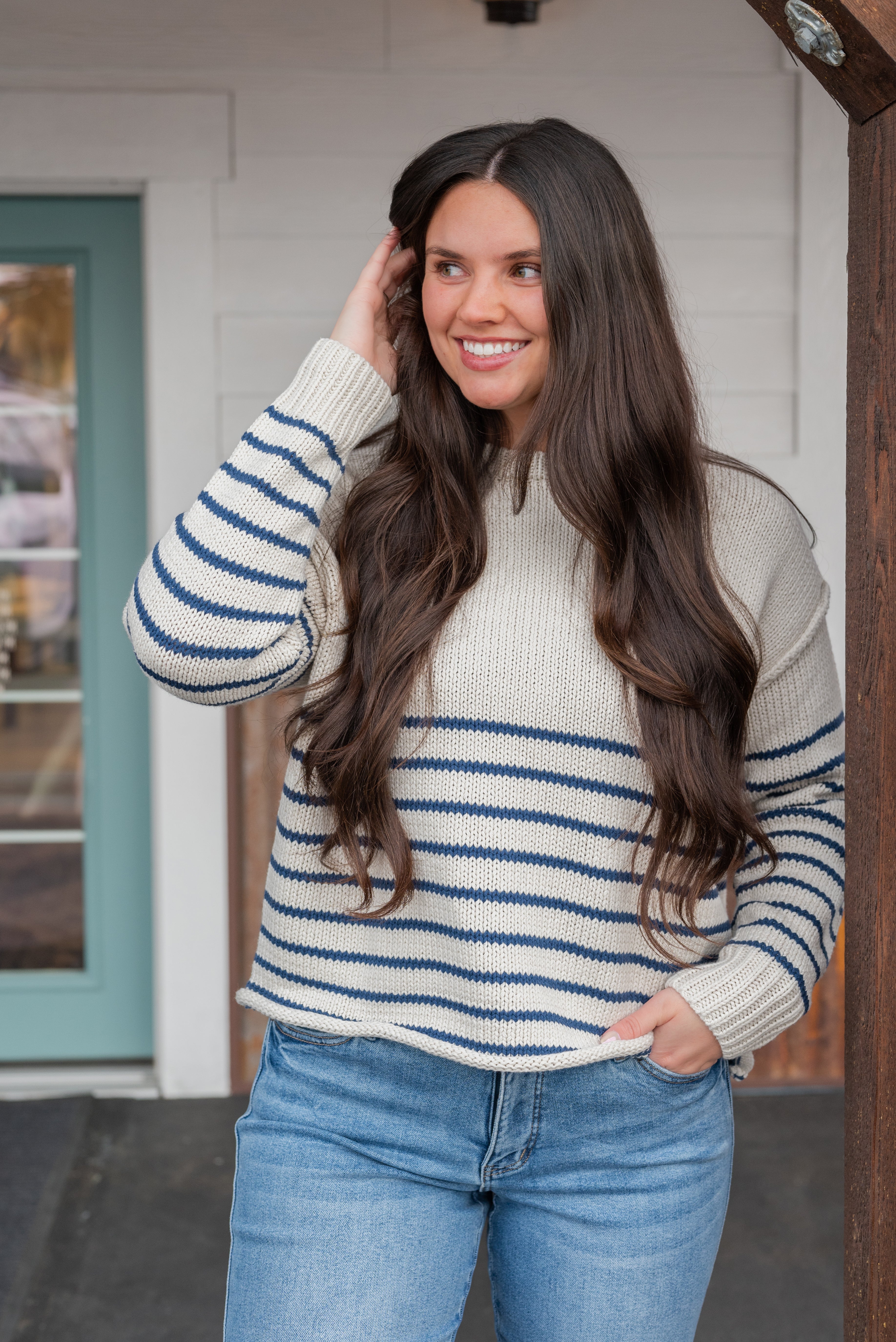 DESIREE STRIPE SWEATER