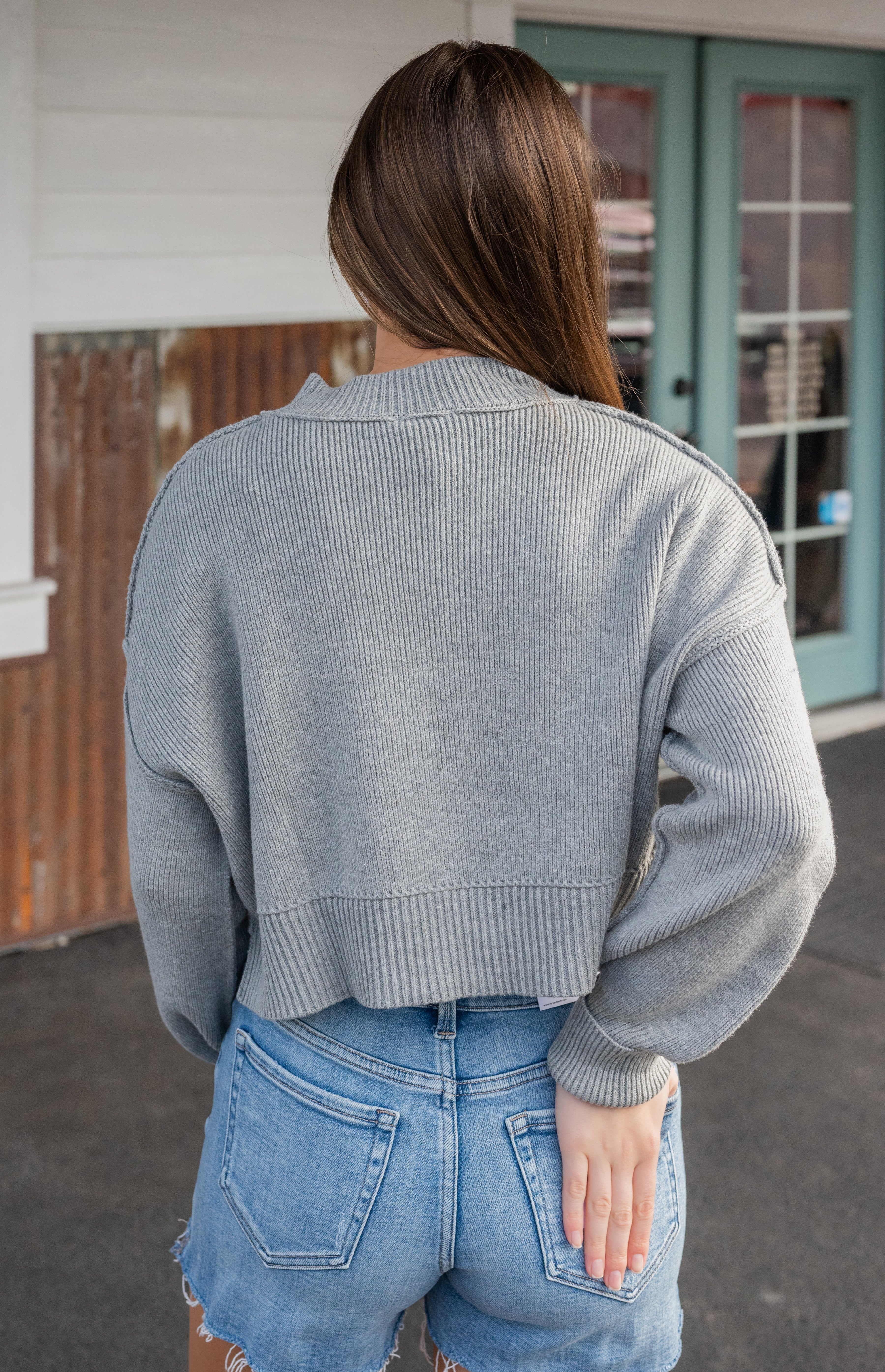 JULIANA CROP SWEATER
