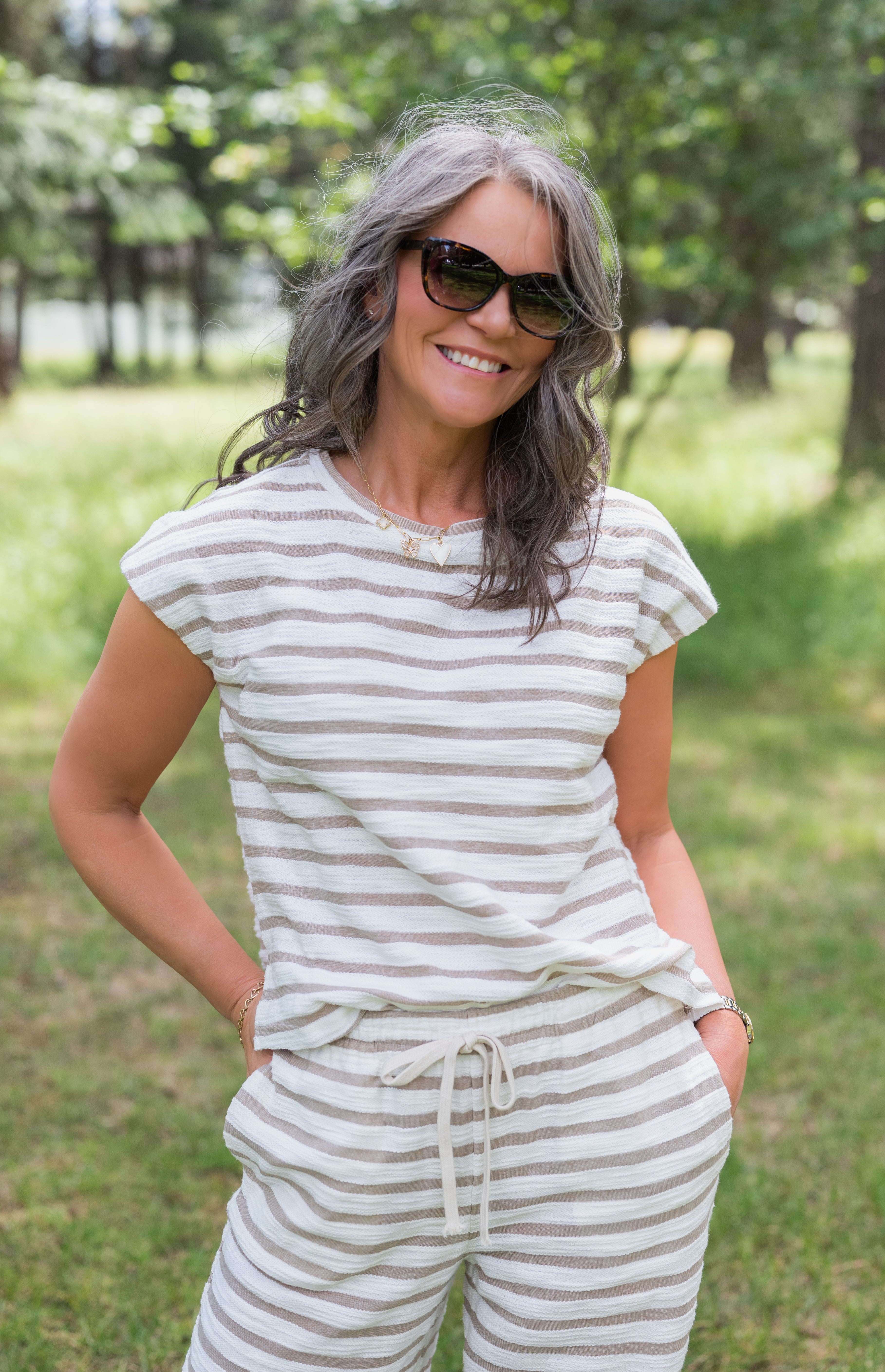 MARGIE STRIPE TOP