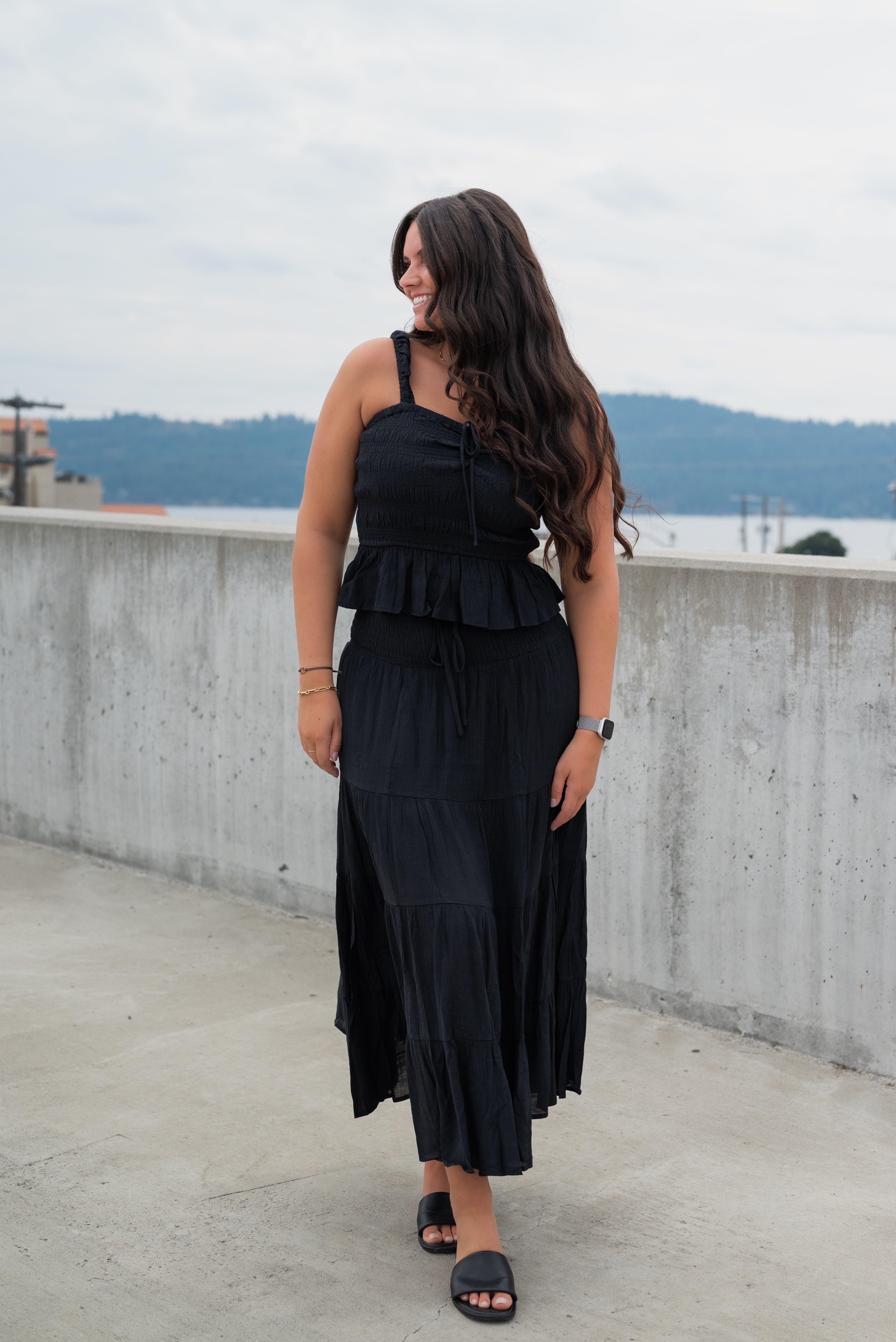 LUCILE PEPLUM TOP