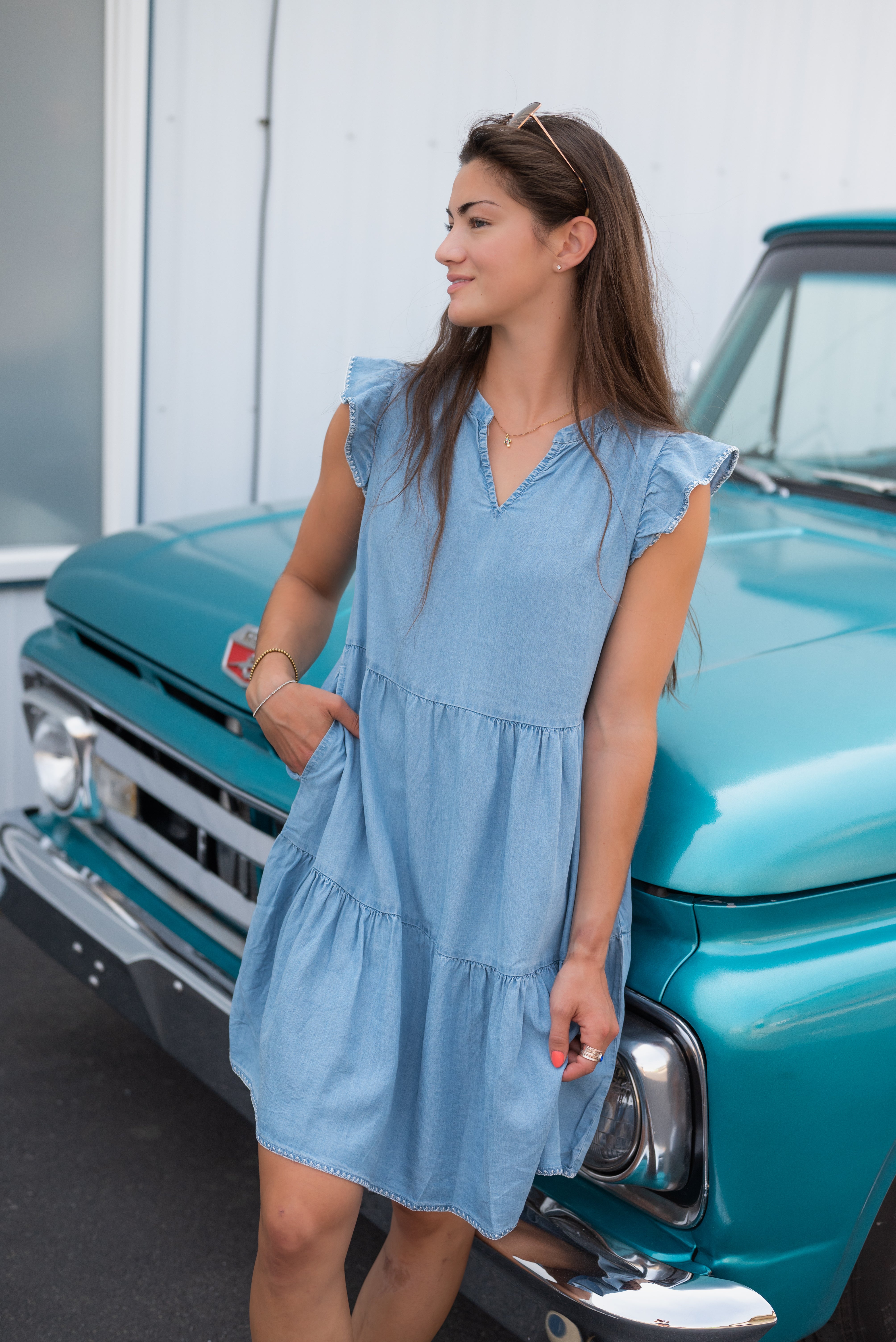 SHAKURA TIERED DRESS