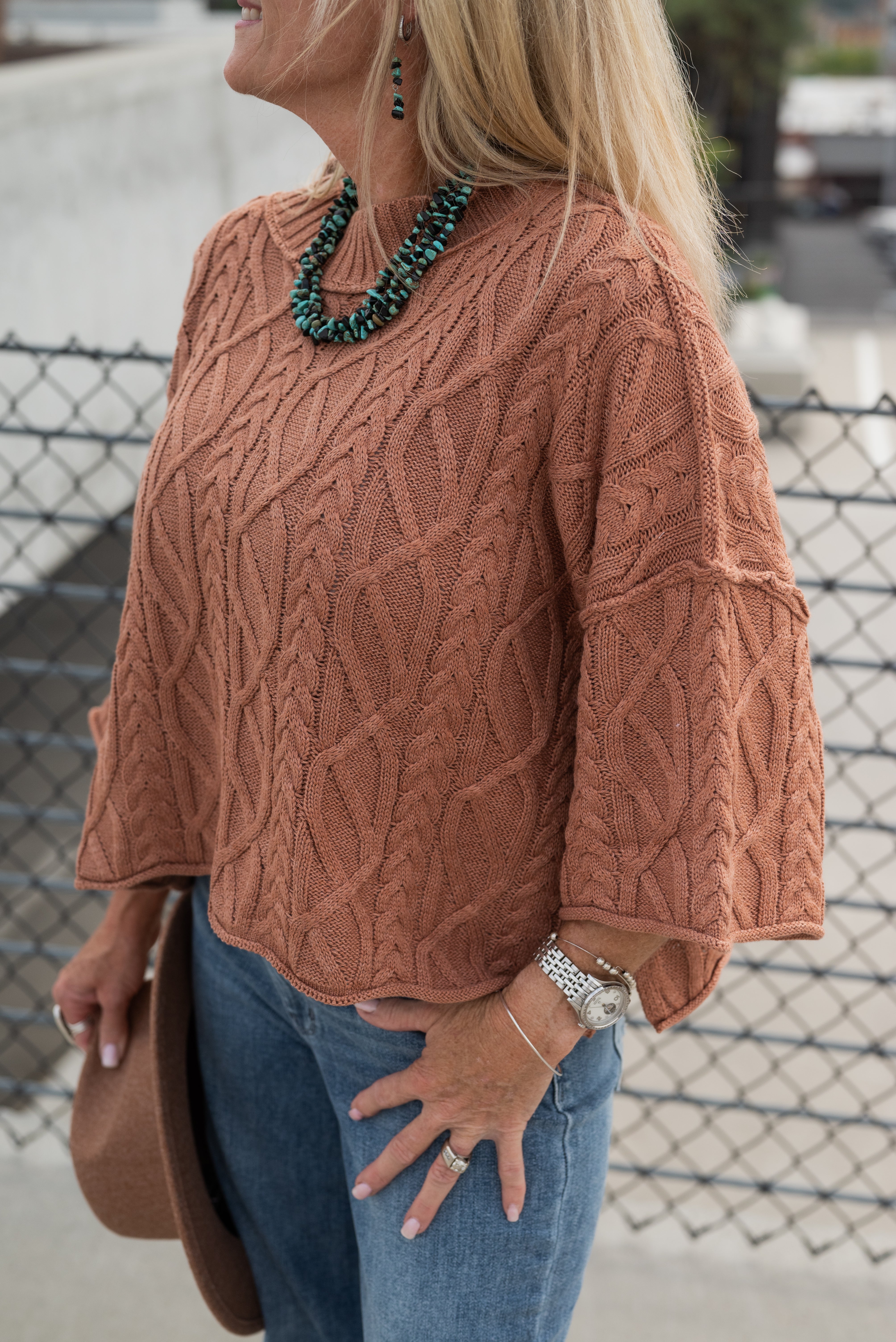 LUCINDA MOCK NECK SWEATER
