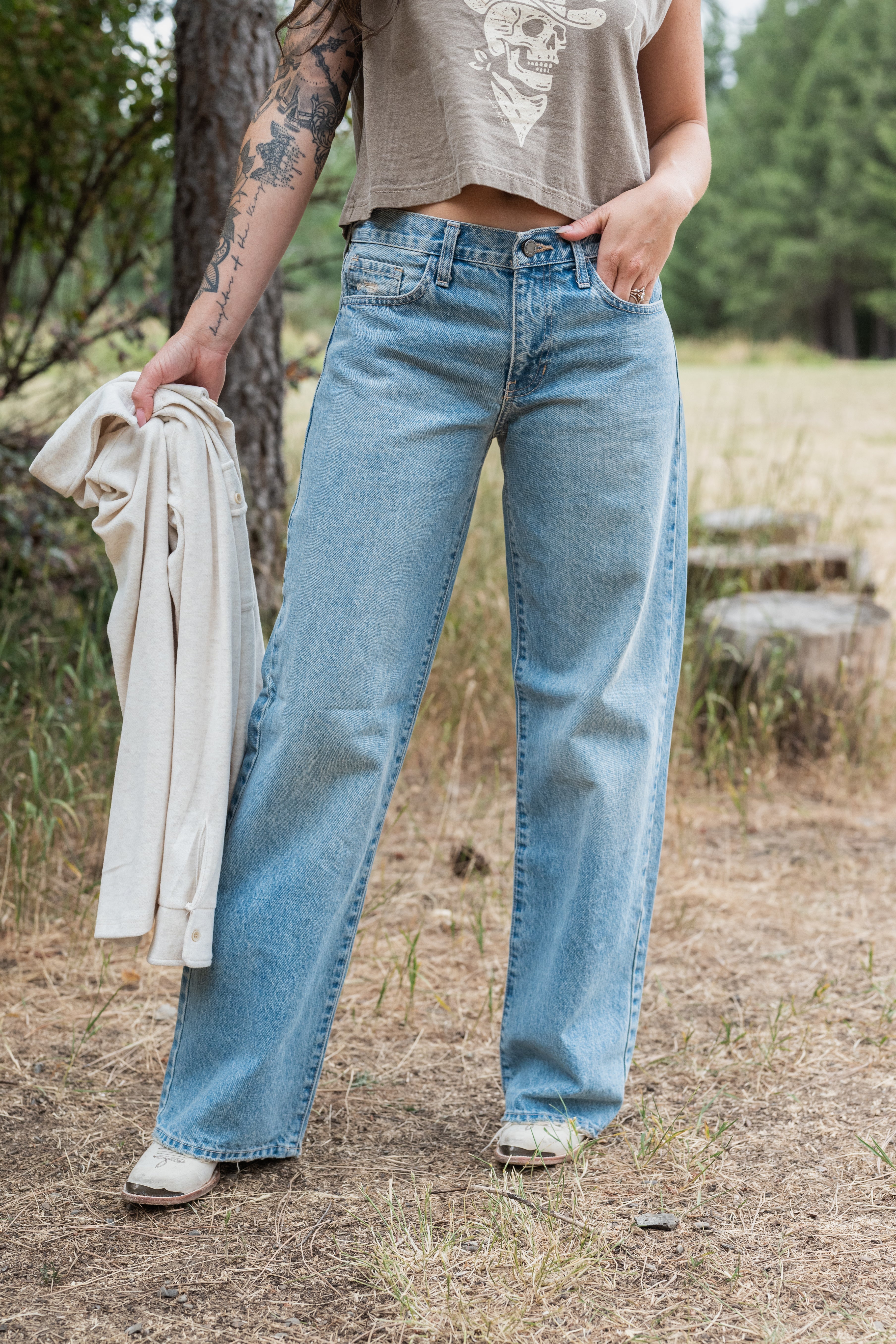 SAVANNA LOW RISE BAGGY JEAN