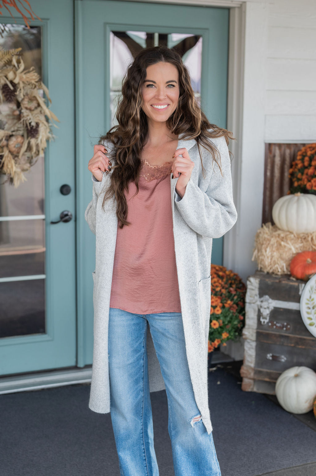 ARETHA HOODED CARDIGAN