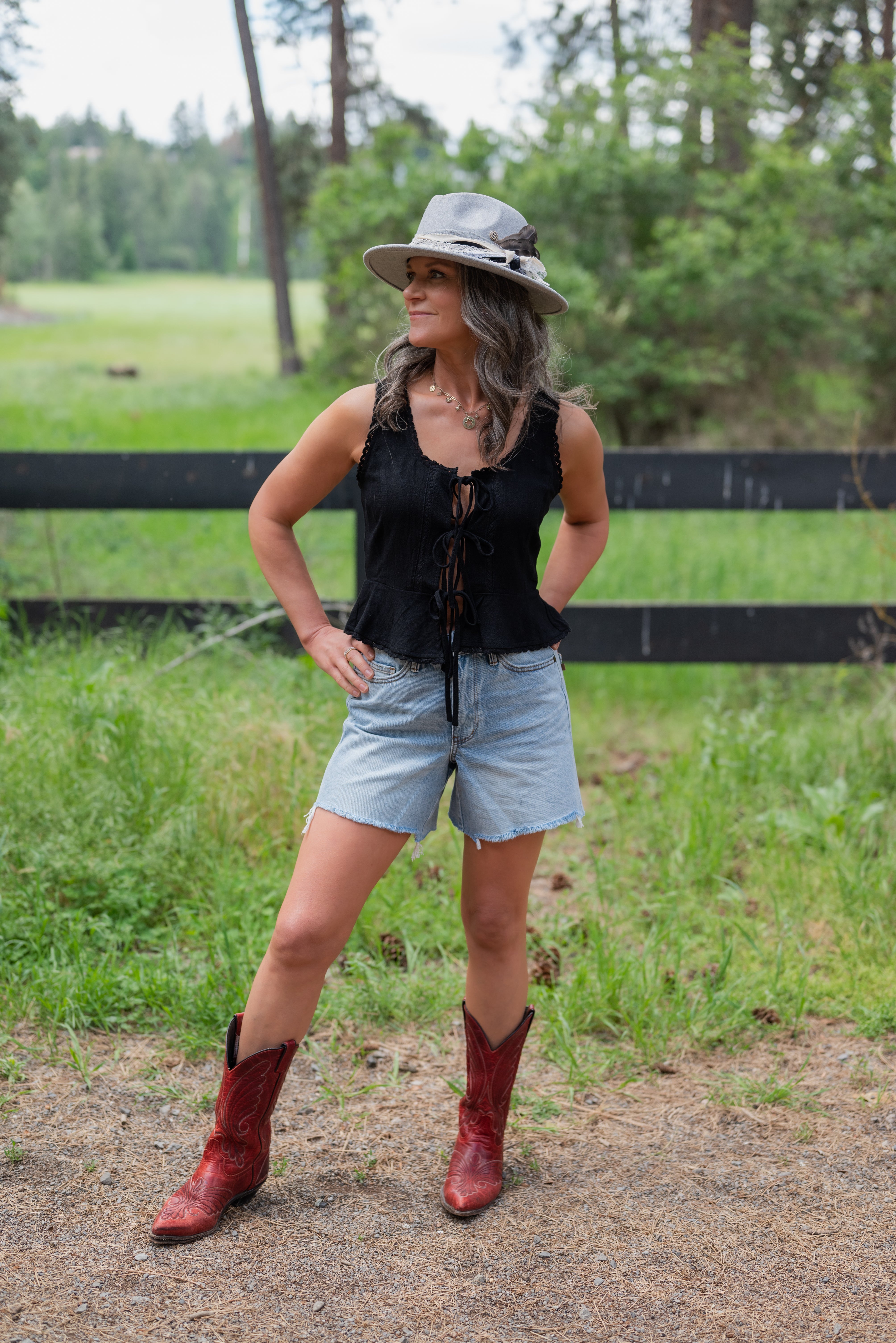 CONSTANCE PEPLUM TANK