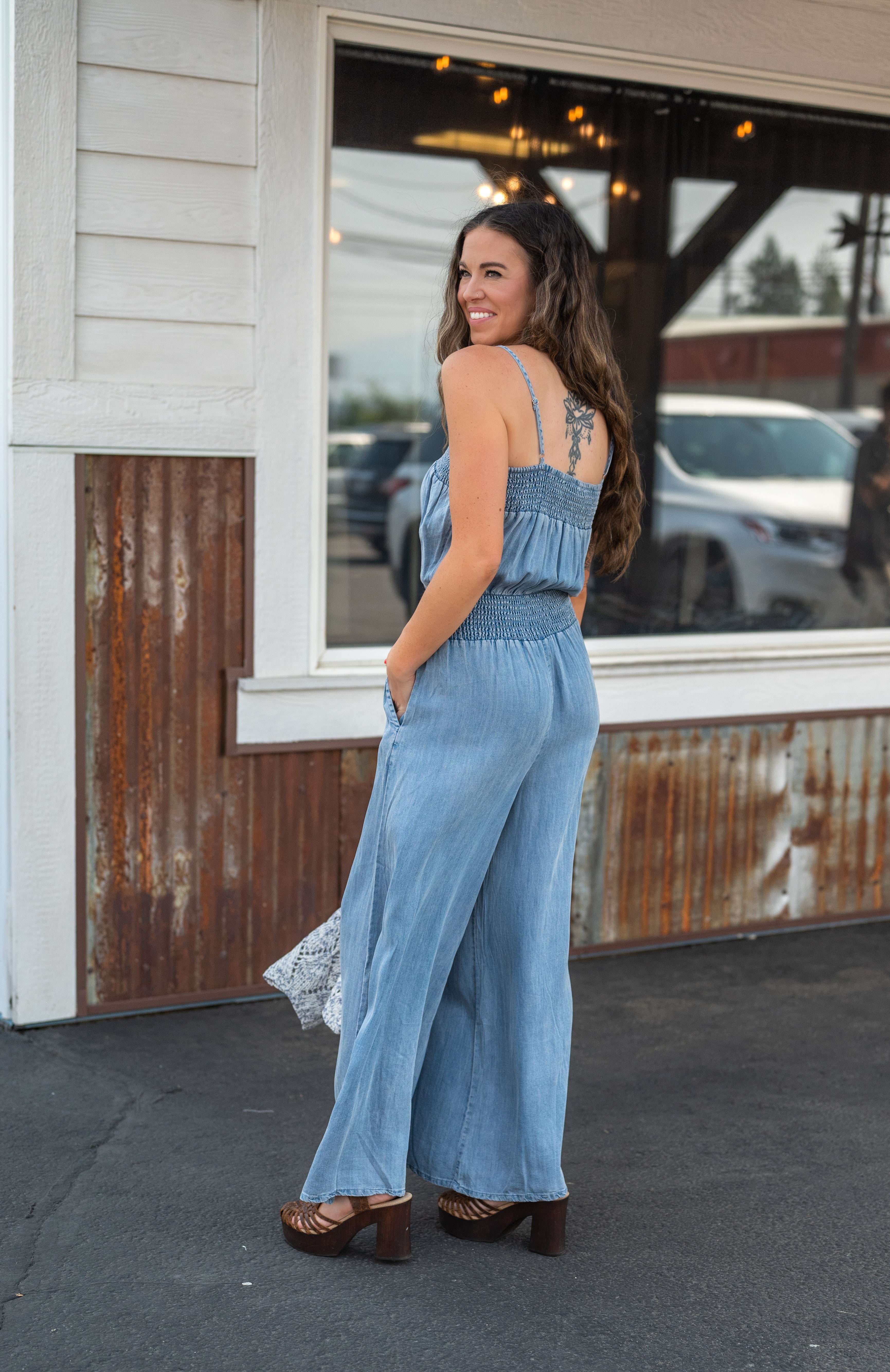 CARLEE TENCEL JUMPSUIT