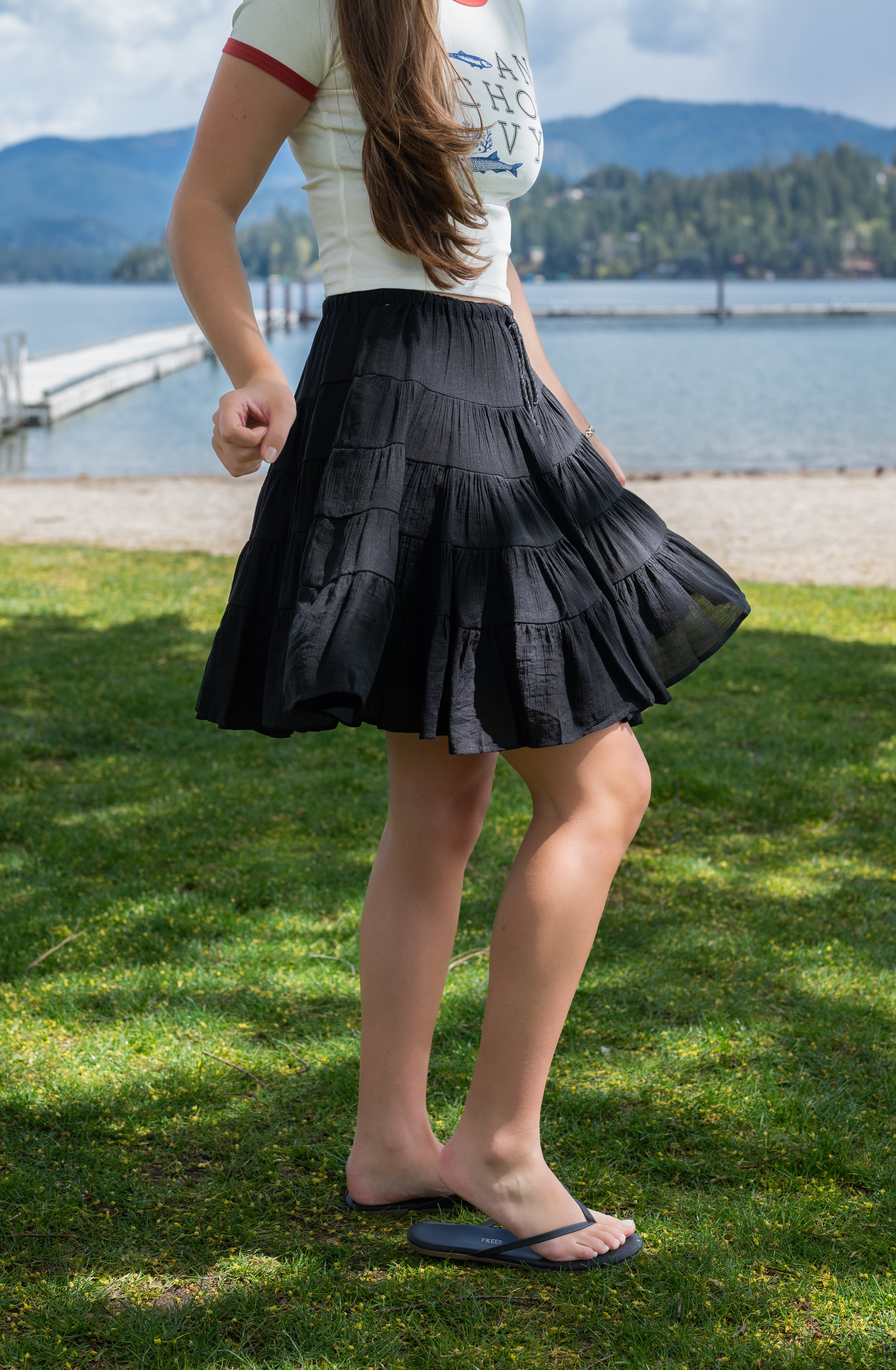 LELA MIDI SKIRT