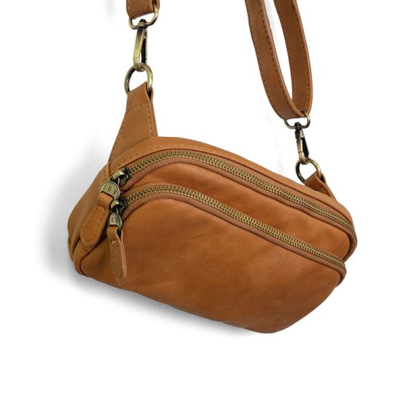 Kylie Double Zip Sling Belt Bag