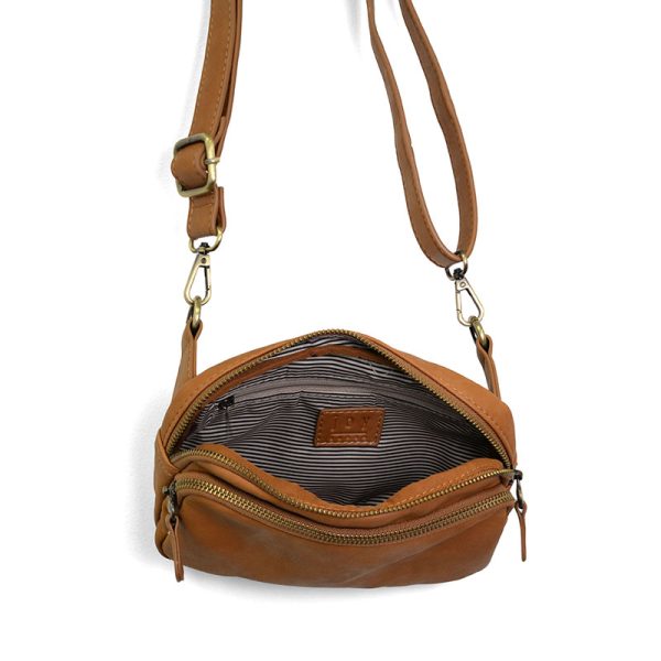 Kylie Double Zip Sling Belt Bag