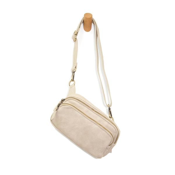 Kylie Double Zip Sling Belt Bag