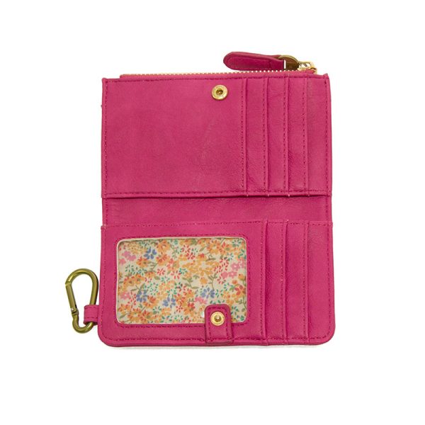 BOBBIE BIFOLD WALLET WITH CARABINER