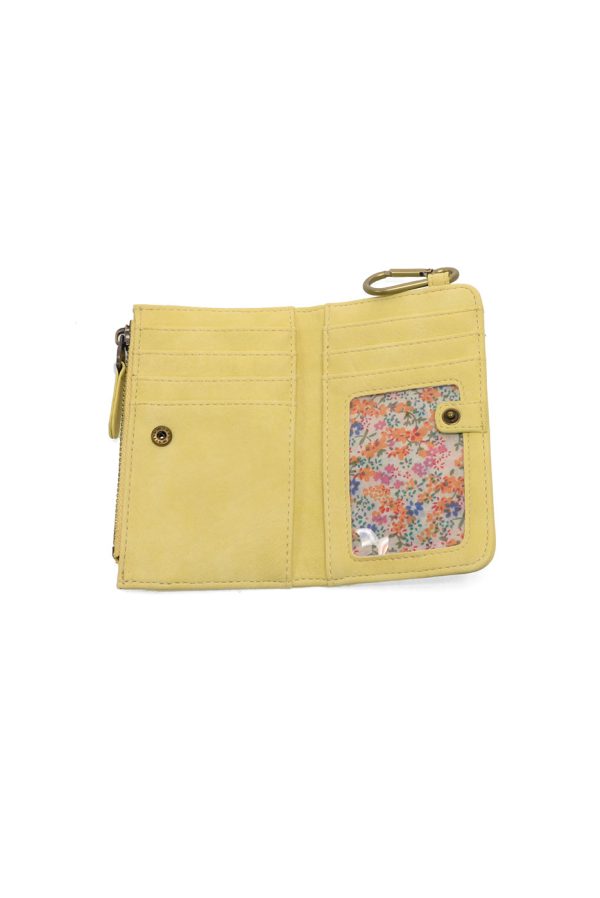 BOBBIE BIFOLD WALLET WITH CARABINER