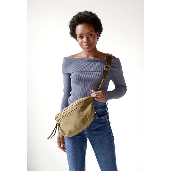 Faux Suede Sling