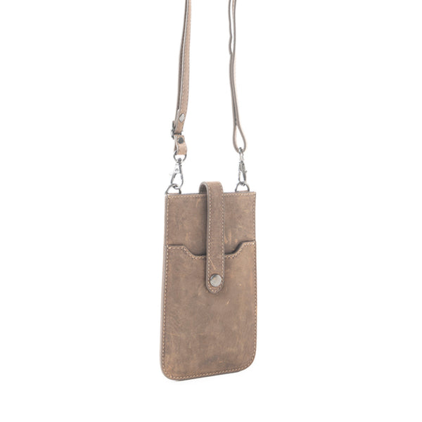 Golden Canyon Cell Phone Bag In Camel