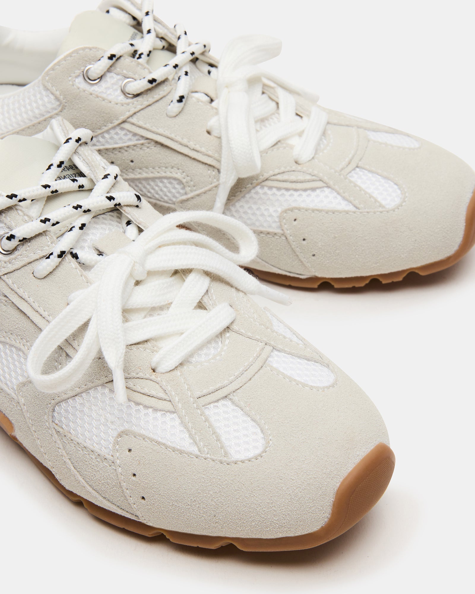 Aziel White Suede