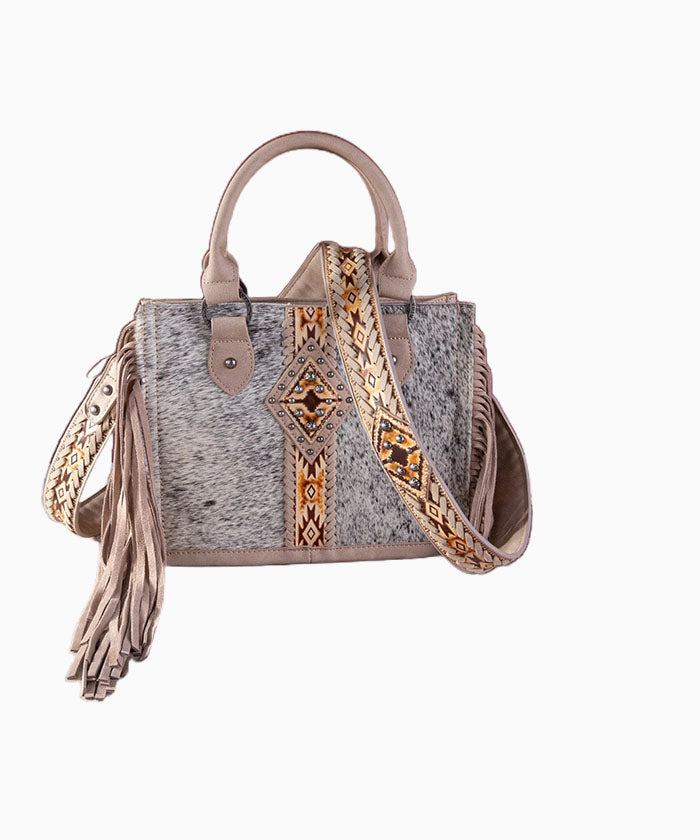 Cowhide Concealed Carry Tote/Crossbody