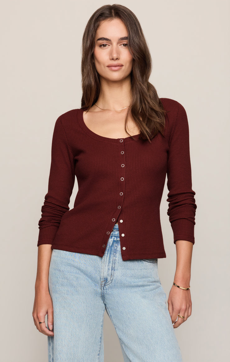 ALBANY WAFFLE BUTTON UP