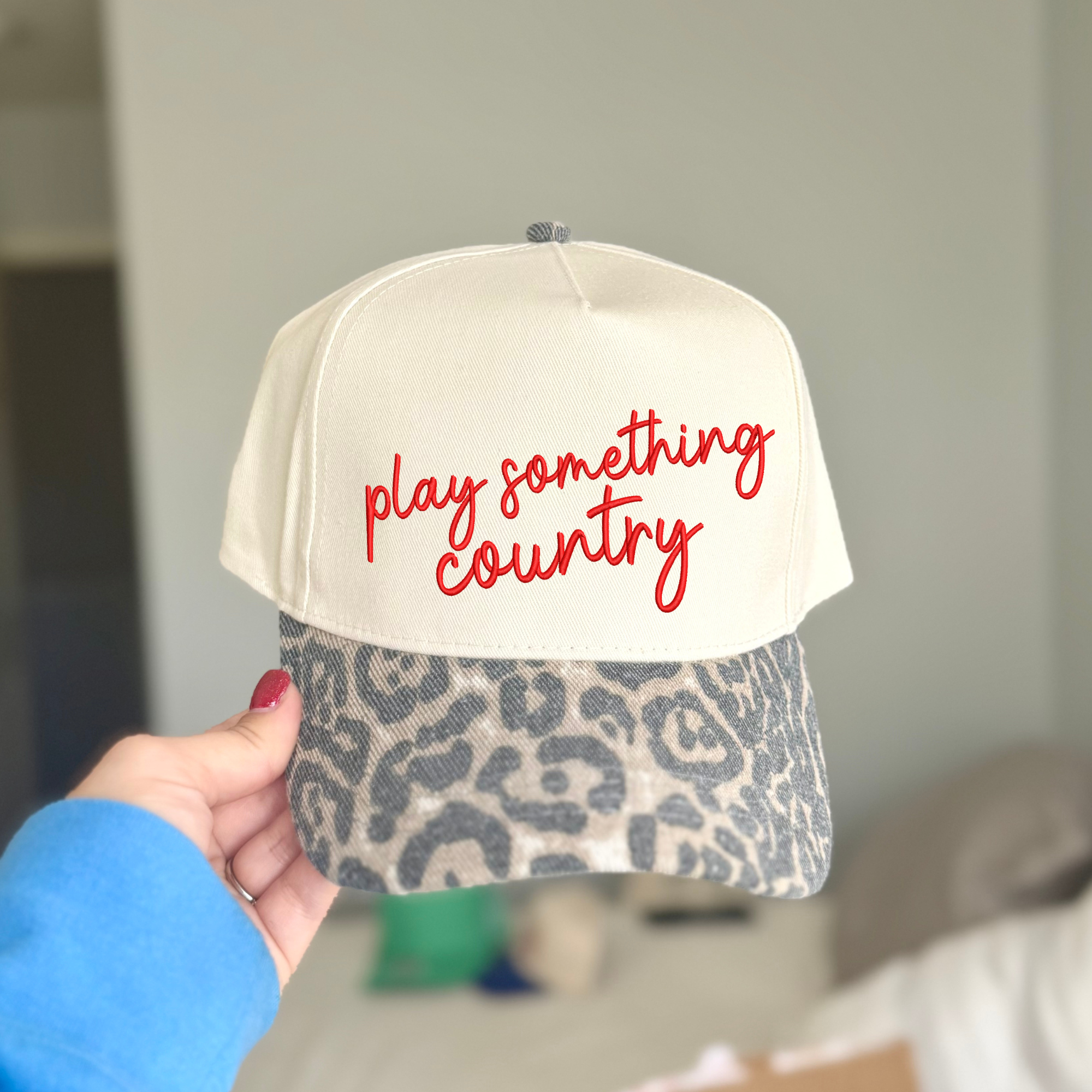 Play Something Country Embroidered  Hat