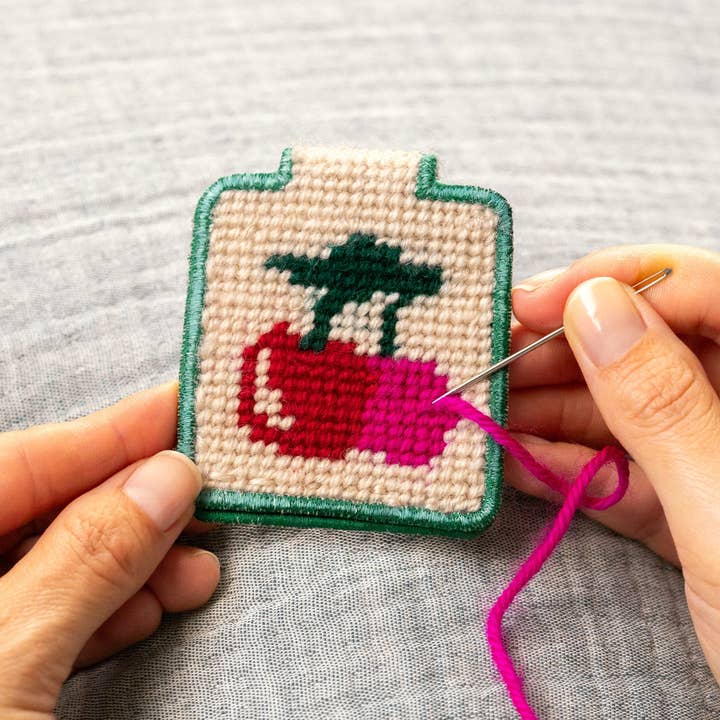 Needlepoint Keychain Kit
