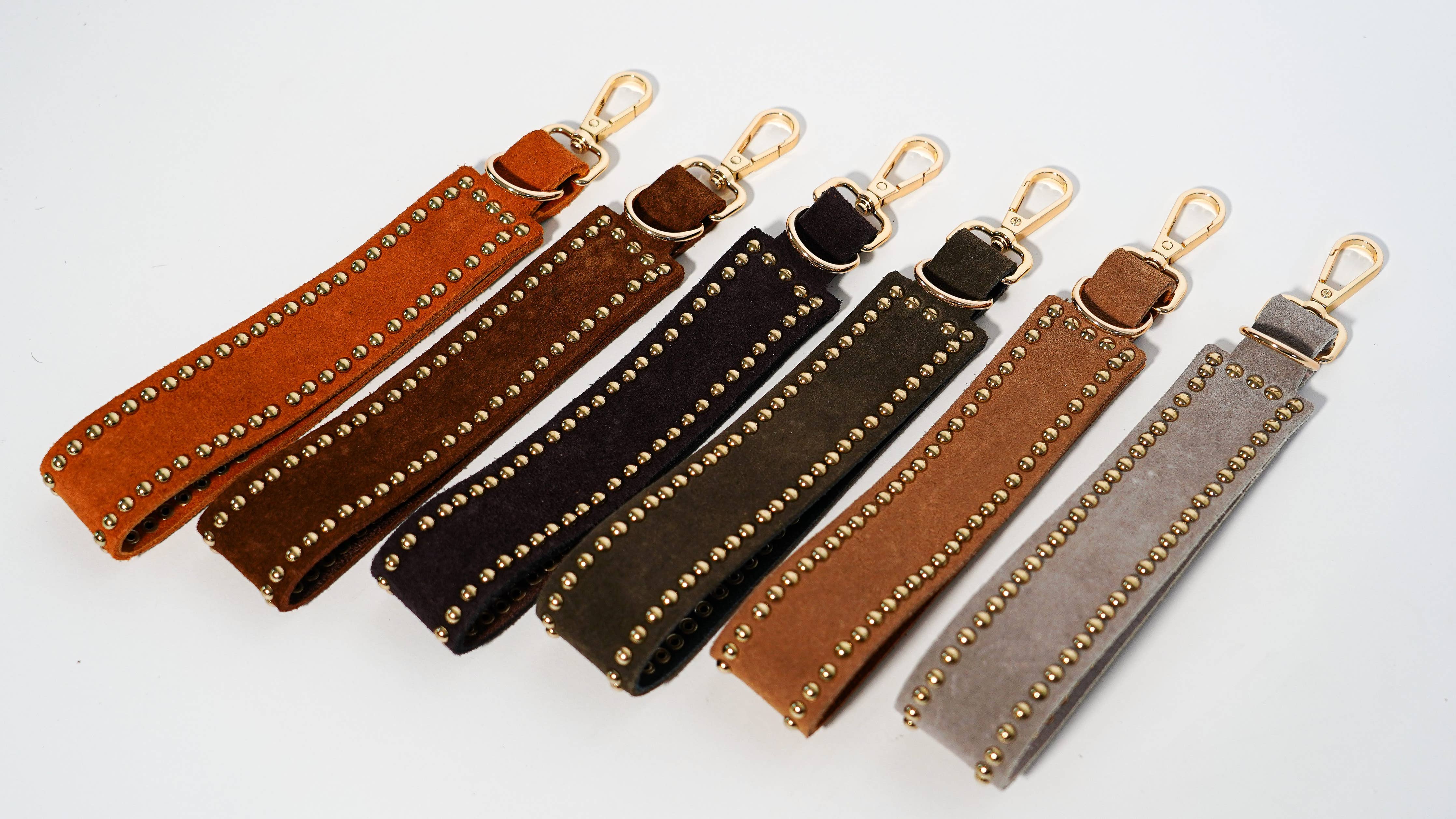 Simplistic Studded Suede Hang-Off