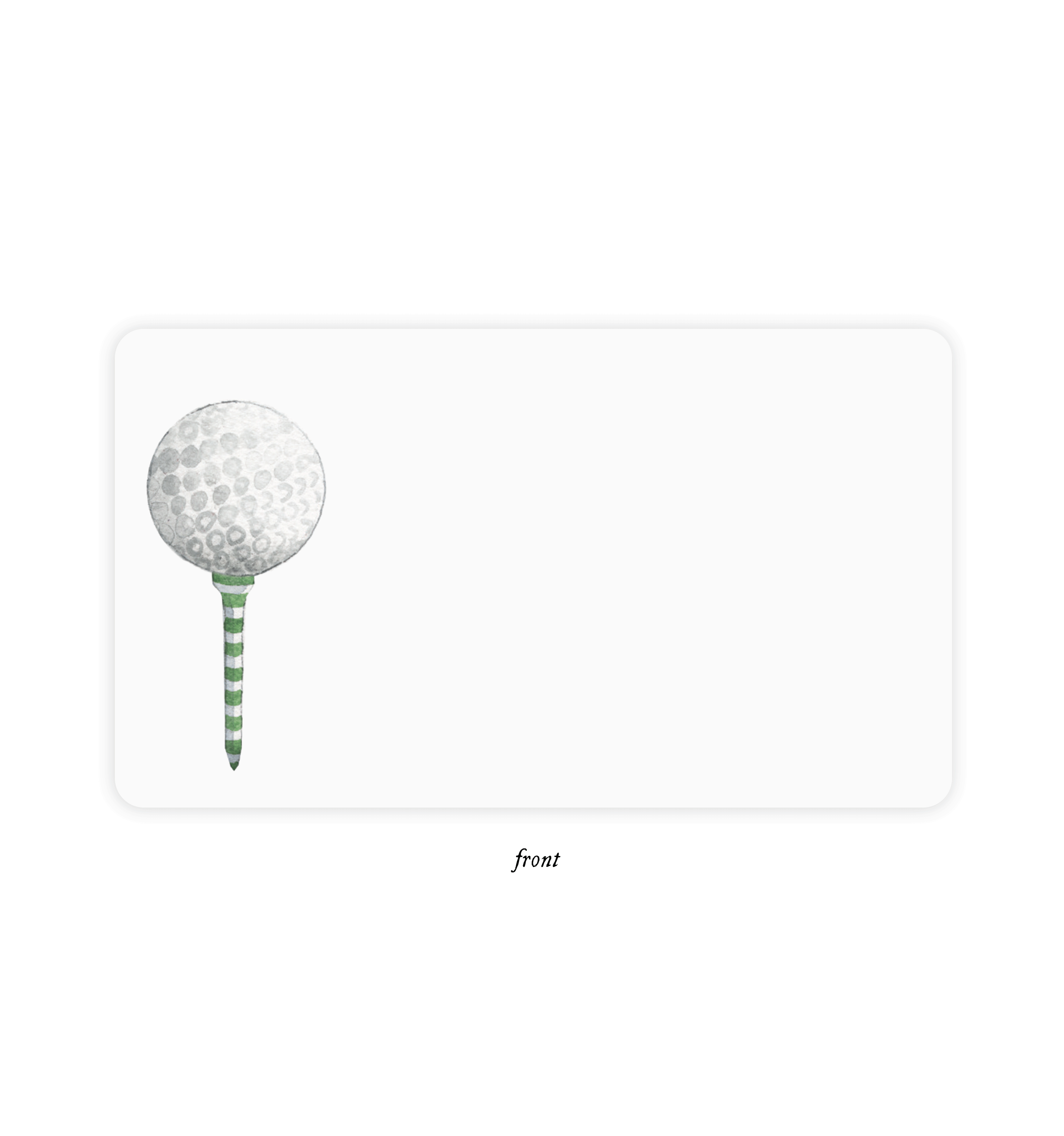 Golf Tee Little Notes® – Boxed Set of 85 Mini Notecards